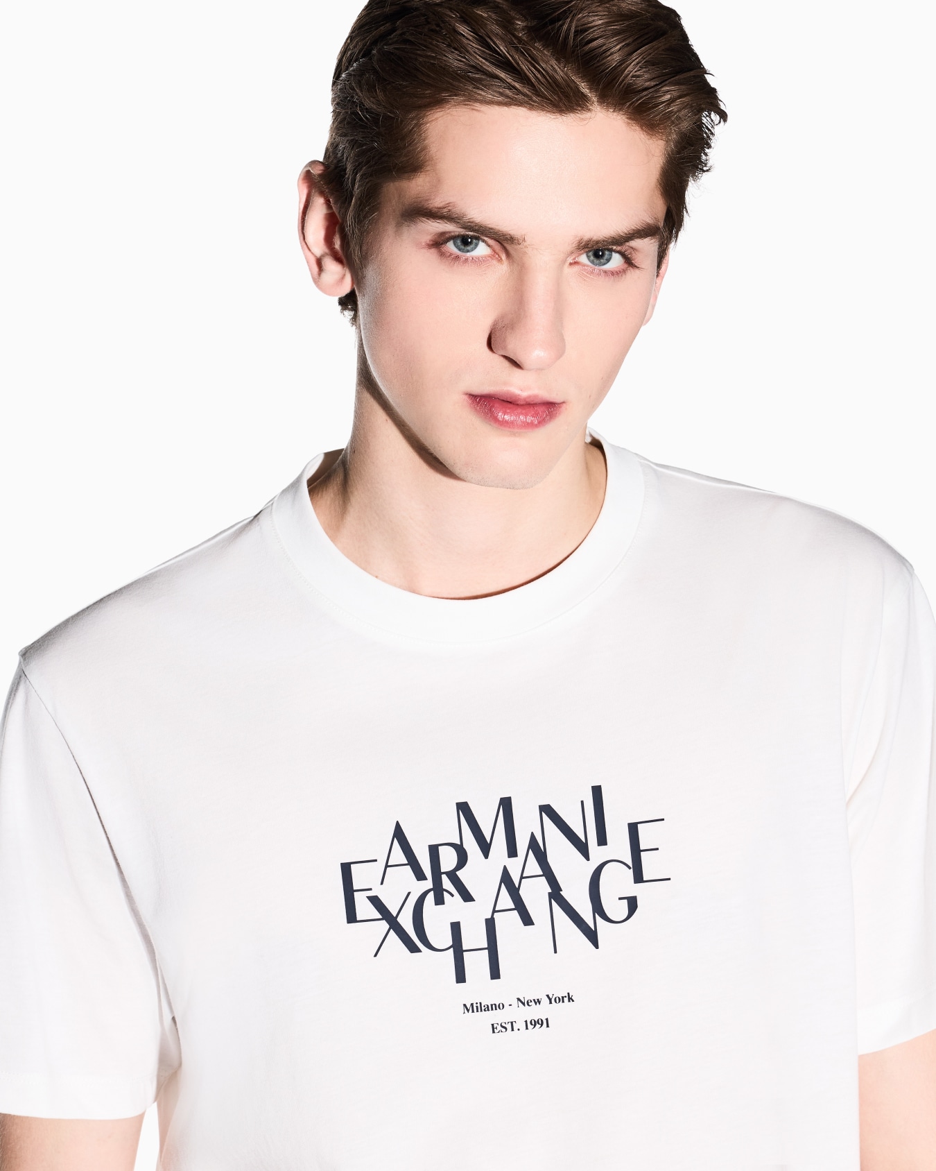 AXロゴ レギュラーフィット 半袖クルーネックTシャツ スライドする 4