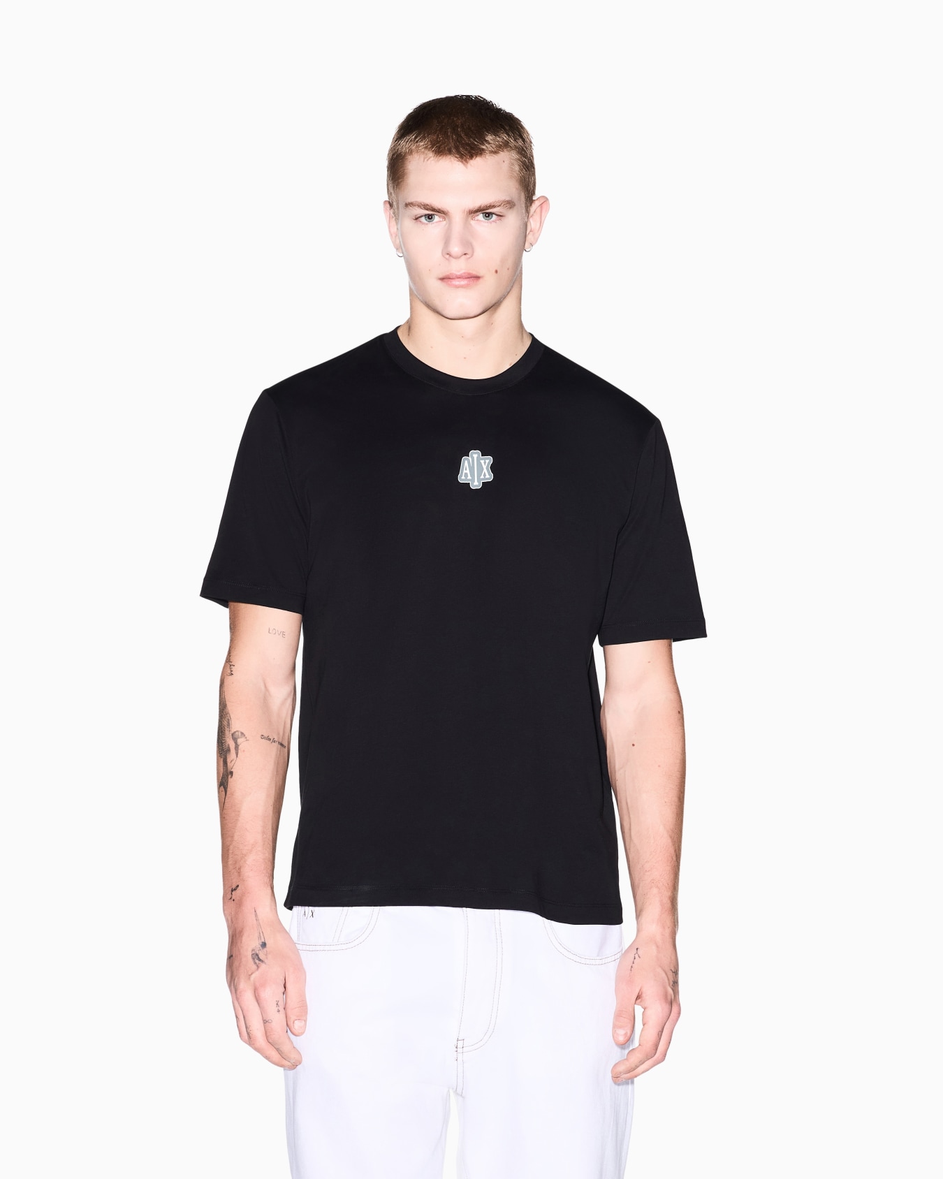 Regular Fit T-Shirt in Cotton Jersey Slide 3