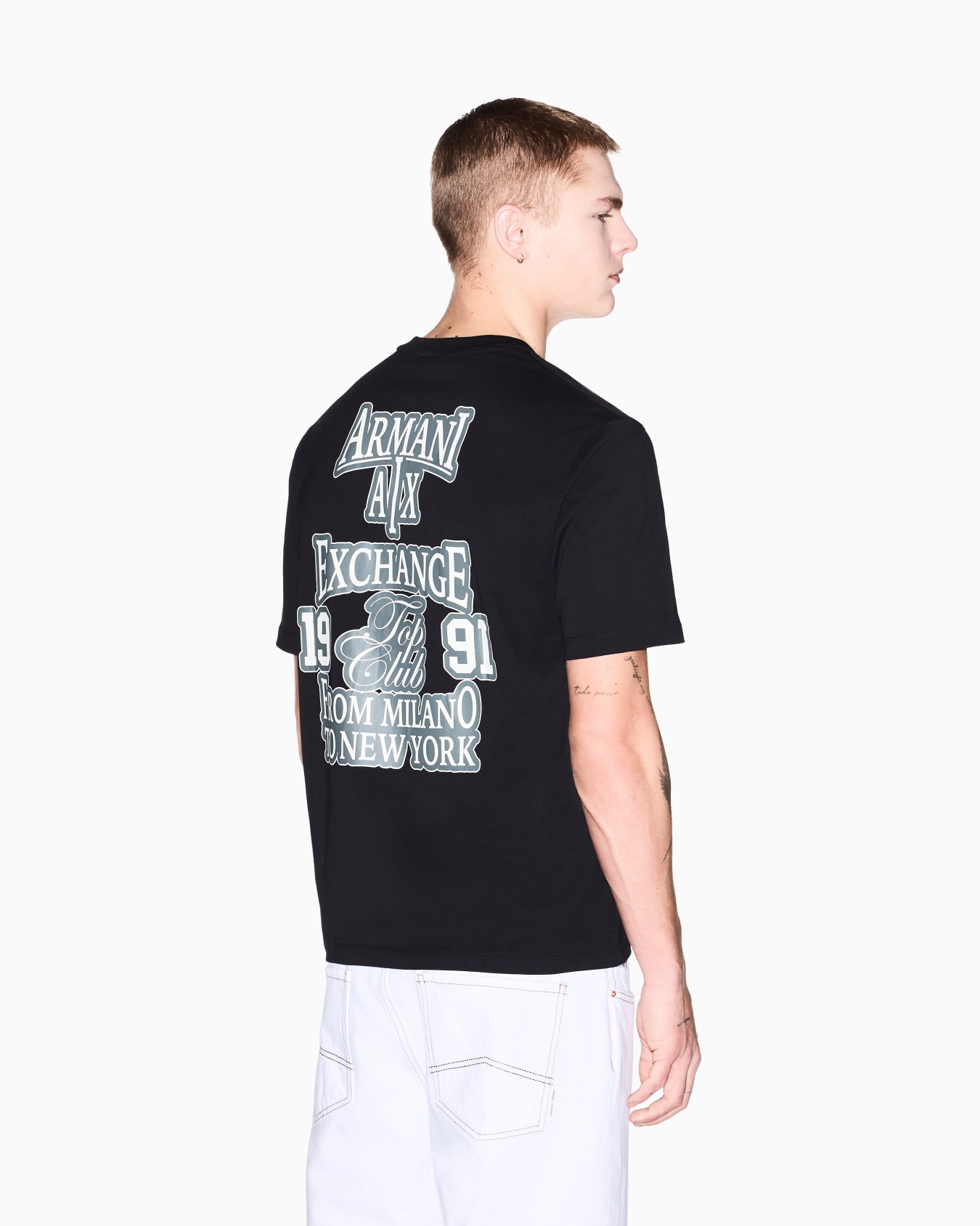 Regular Fit T-Shirt in Cotton Jersey Slide 2