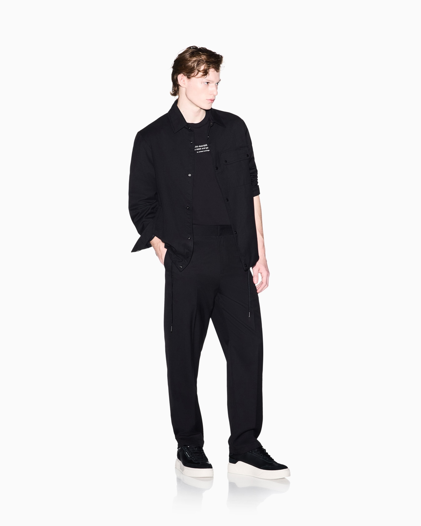  Regular Fit T-shirt in Cotton Jersey Slide 1