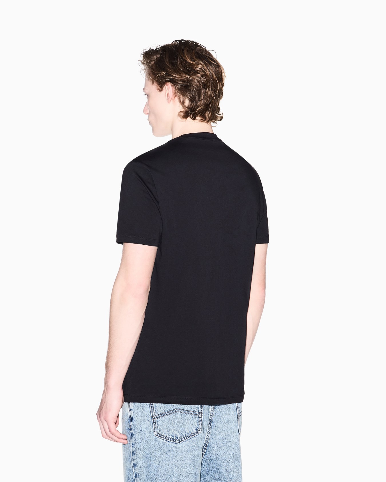 T-shirt coupe classique en jersey de coton classique Diapositive 3