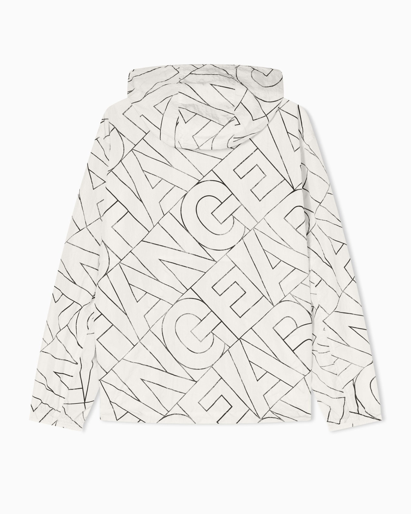 ダイアゴナルオールオーバーロゴ フーデッドブルゾン スライドする 2