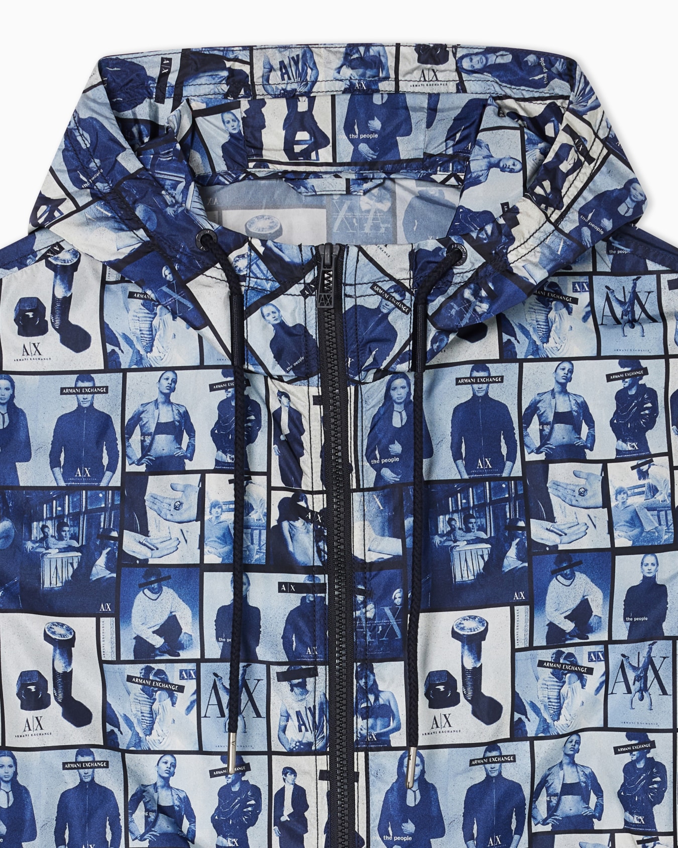 アーカイブプリント フーデッドブルゾン スライドする 3