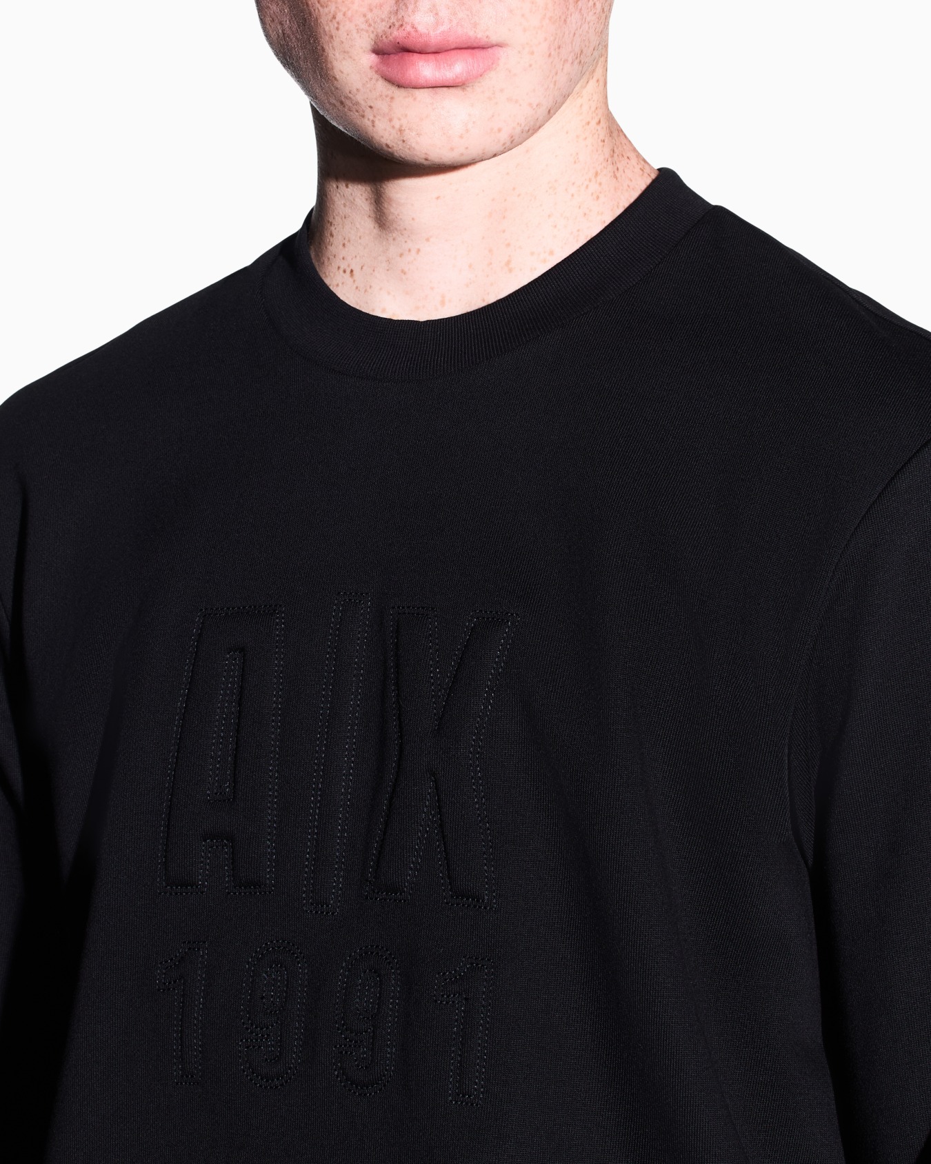 sweatshirt in cotton French terry Slide 6