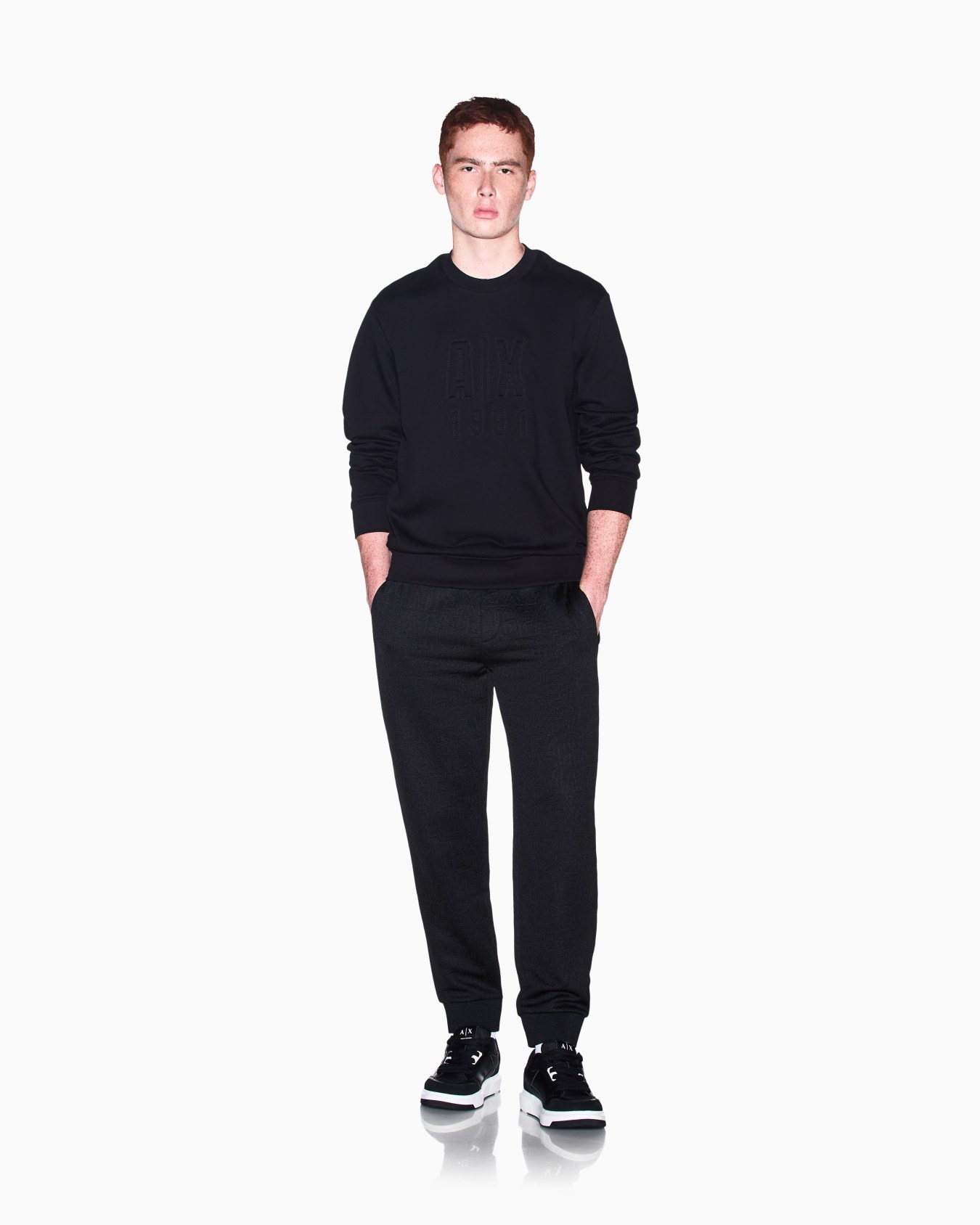 sweatshirt in cotton French terry Slide 1