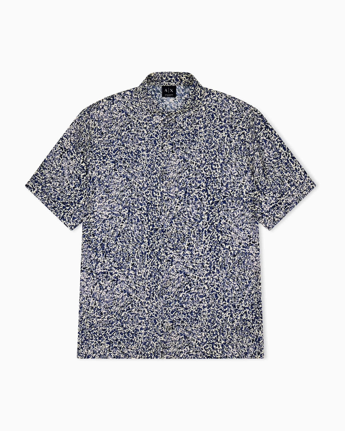 oversized fit shirt in eco-viscose twill Slide 0