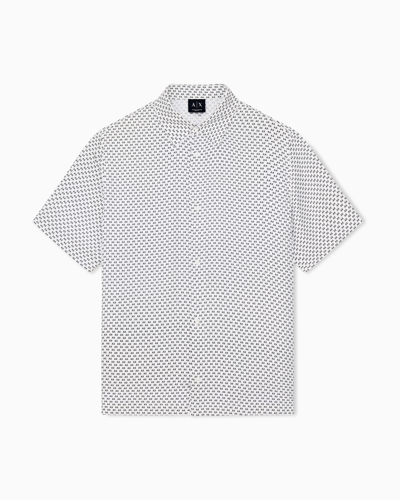 oversized fit shirt in eco-viscose twill | Armani Exchange