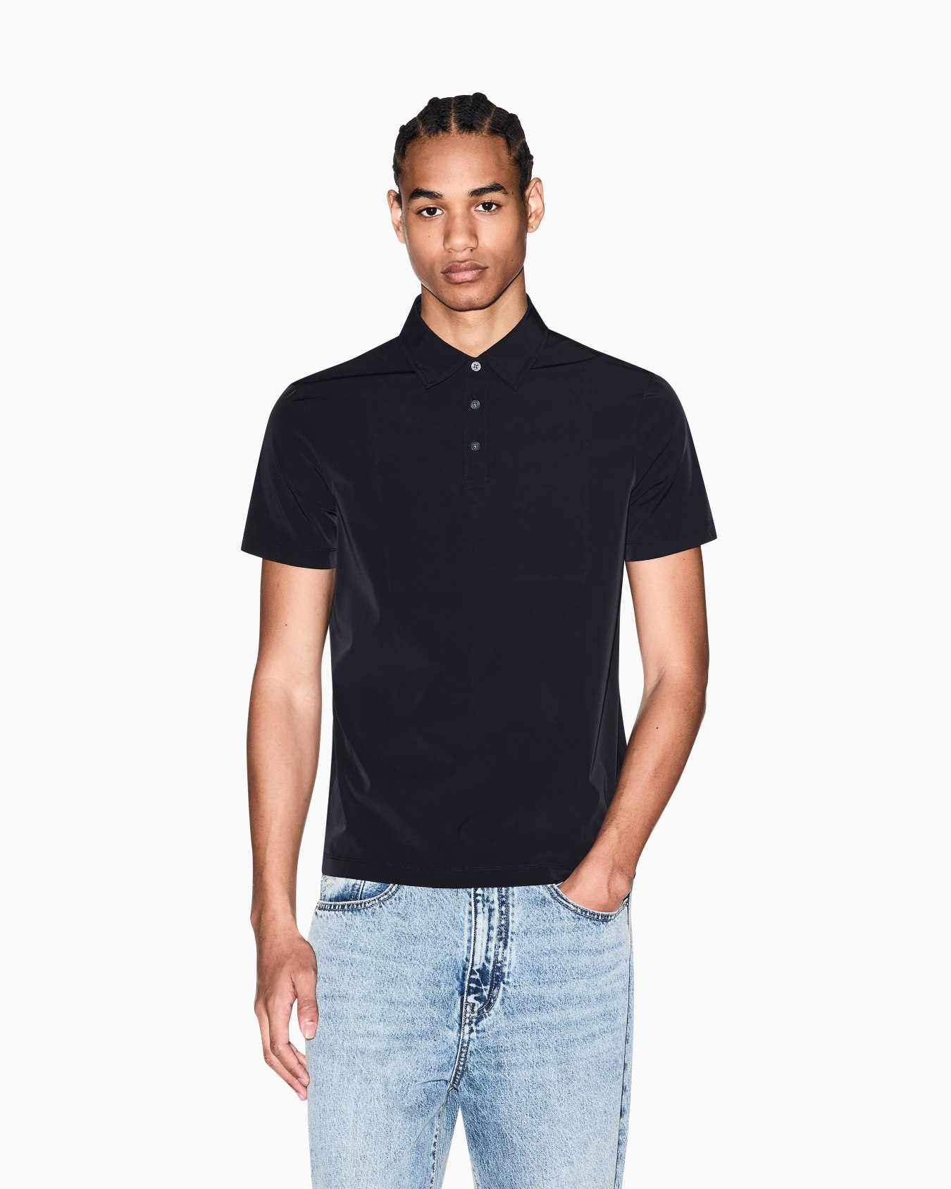 Classic Fit Cotton Polo | Armani Exchange