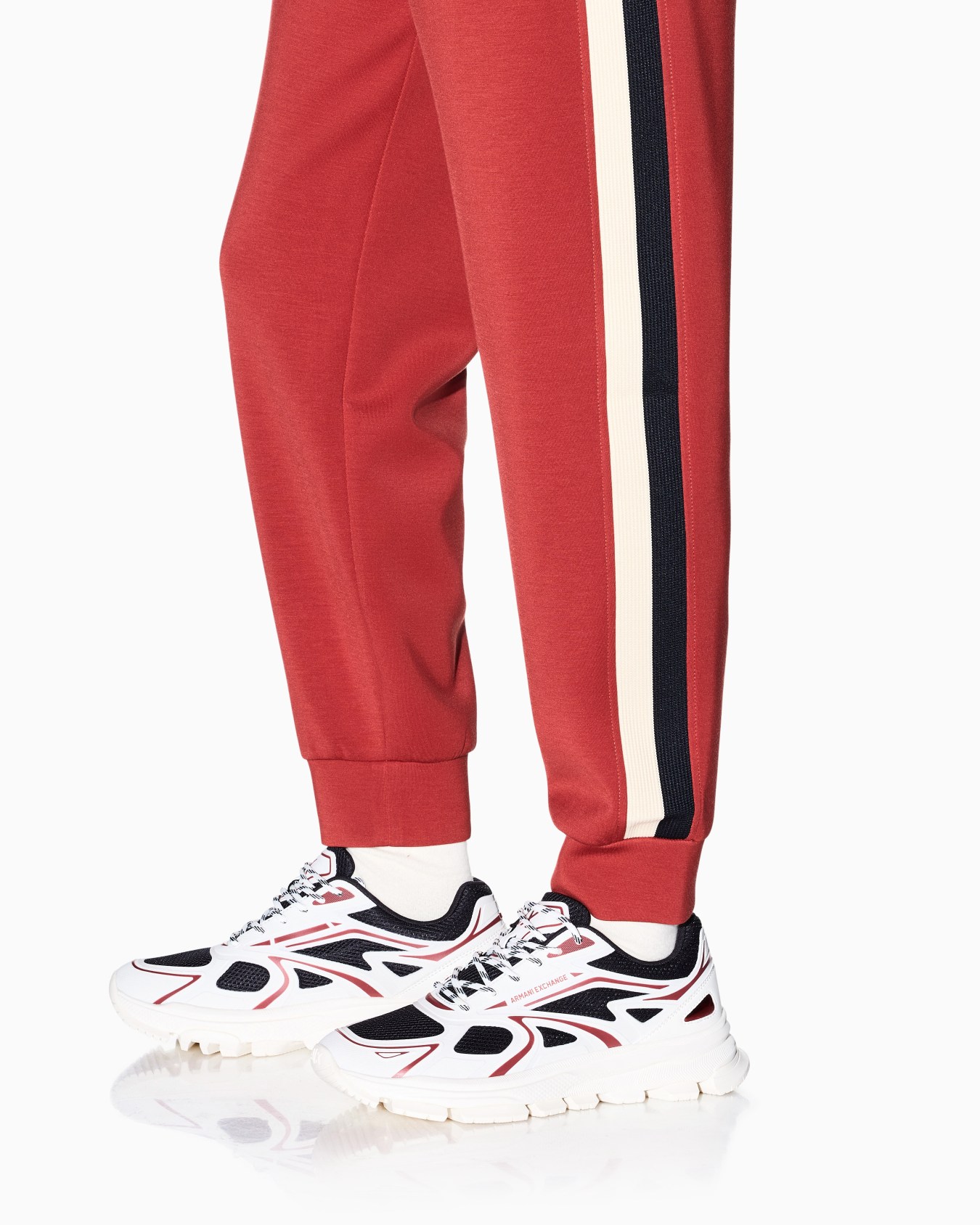 regular fit trousers in stretch modal jersey Slide 5