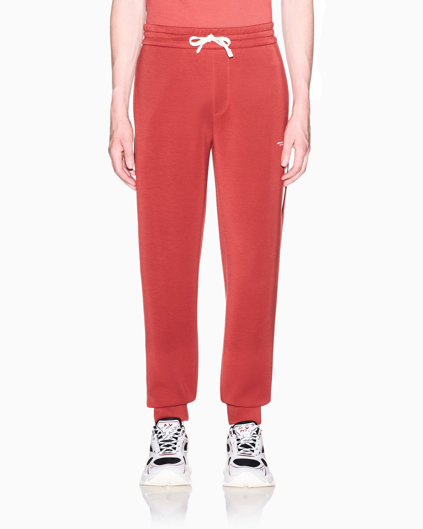 regular fit trousers in stretch modal jersey Slide 3
