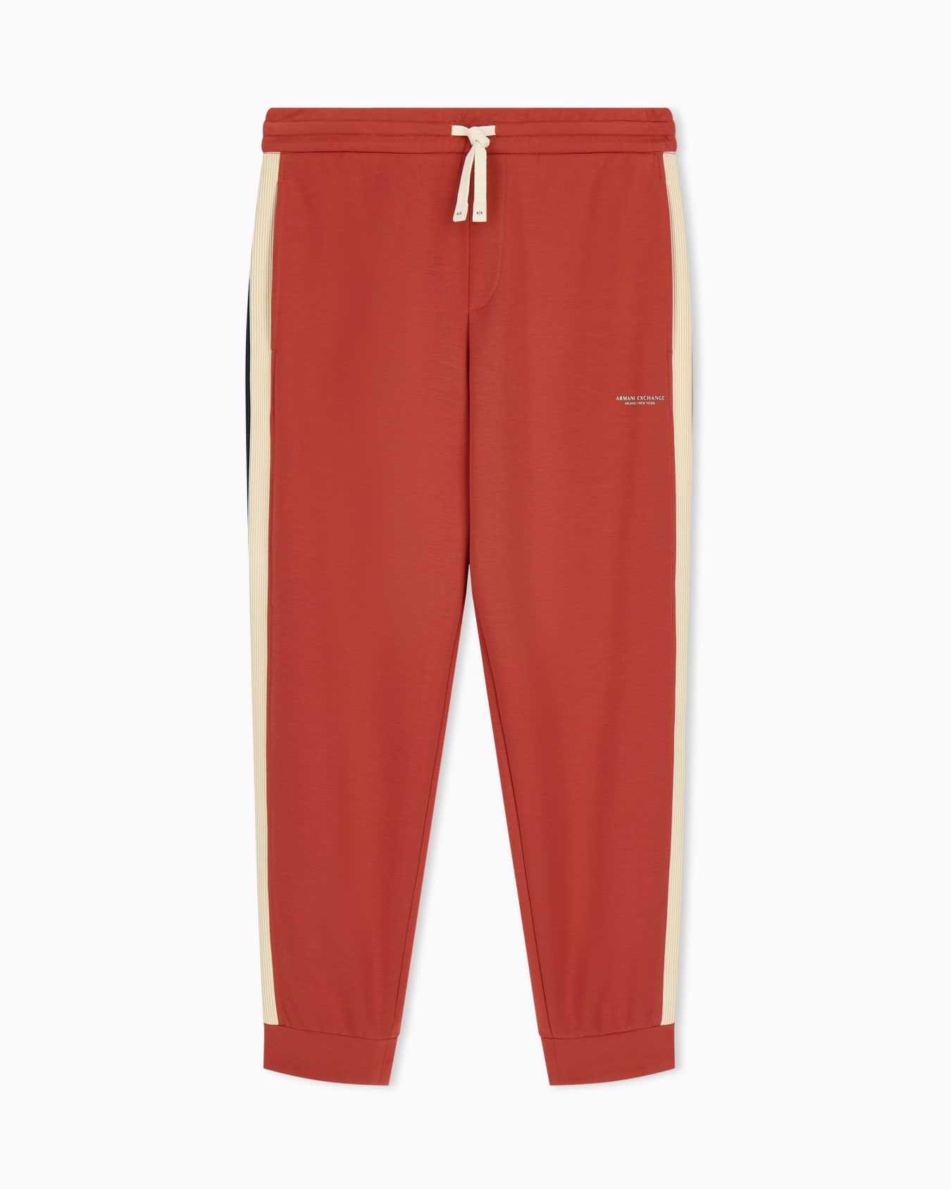 regular fit trousers in stretch modal jersey Slide 0