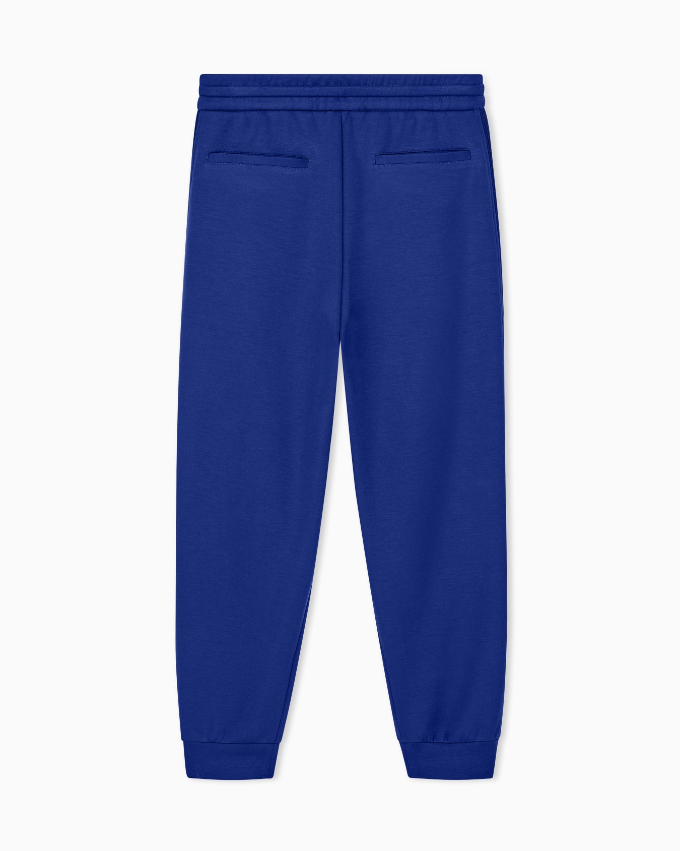 regular fit trousers in stretch modal jersey | Armani Exchange