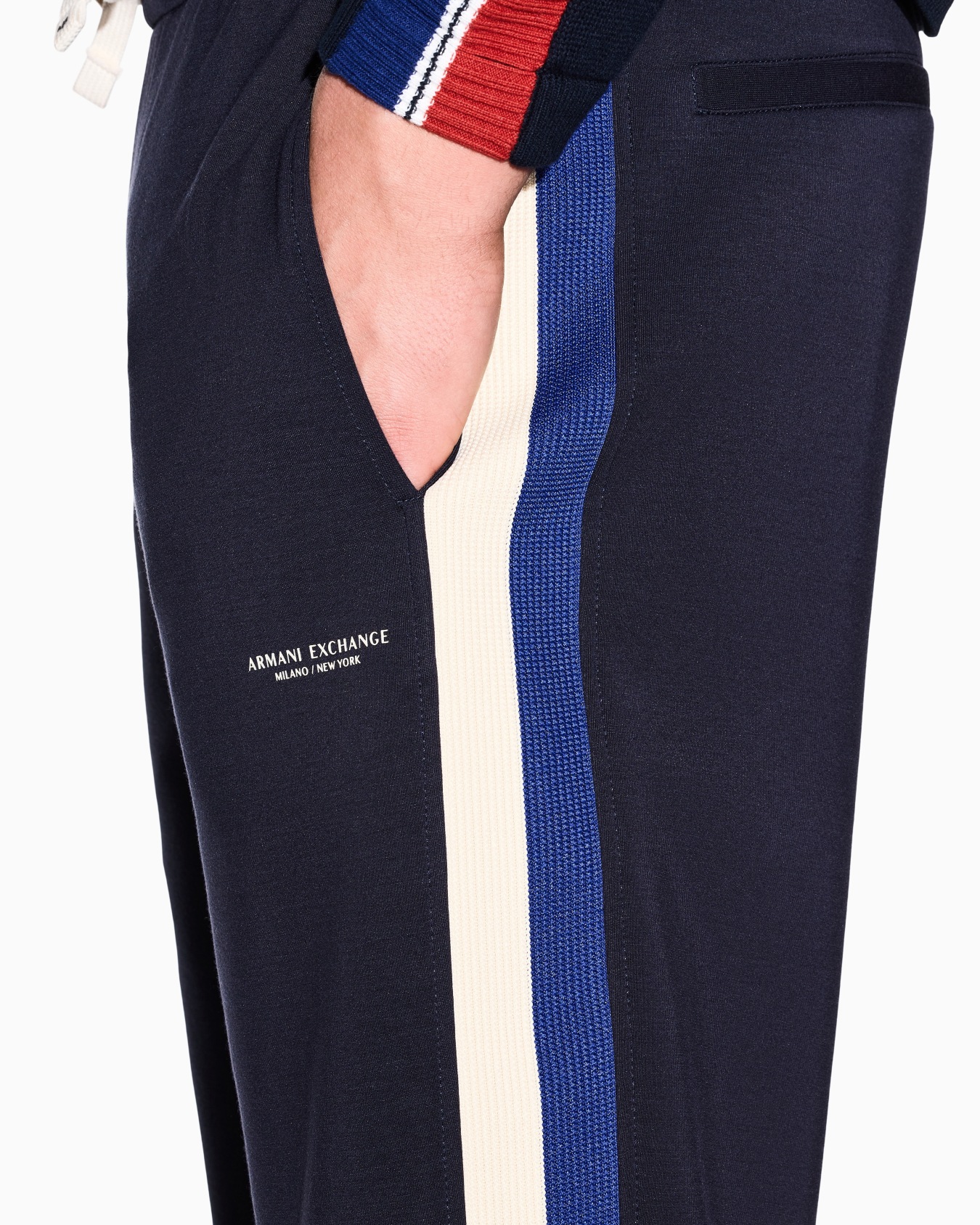 regular fit trousers in stretch modal jersey Slide 6