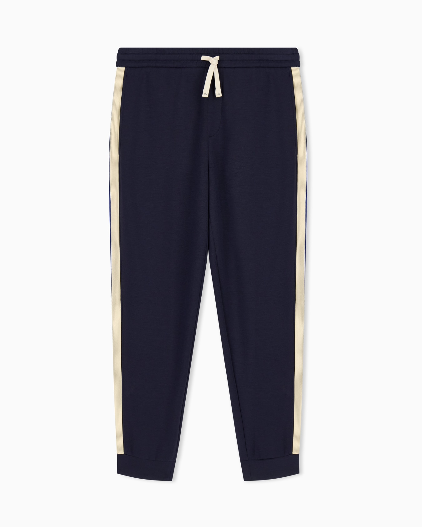 regular fit trousers in stretch modal jersey Slide 0