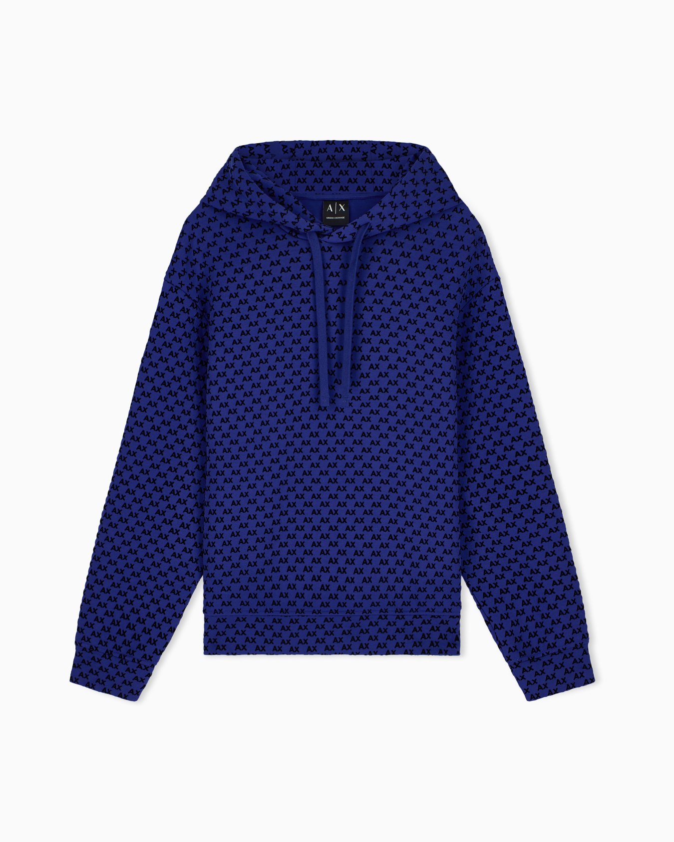 Sweatshirt with regular fit in bonded stretch cotton Slide 0