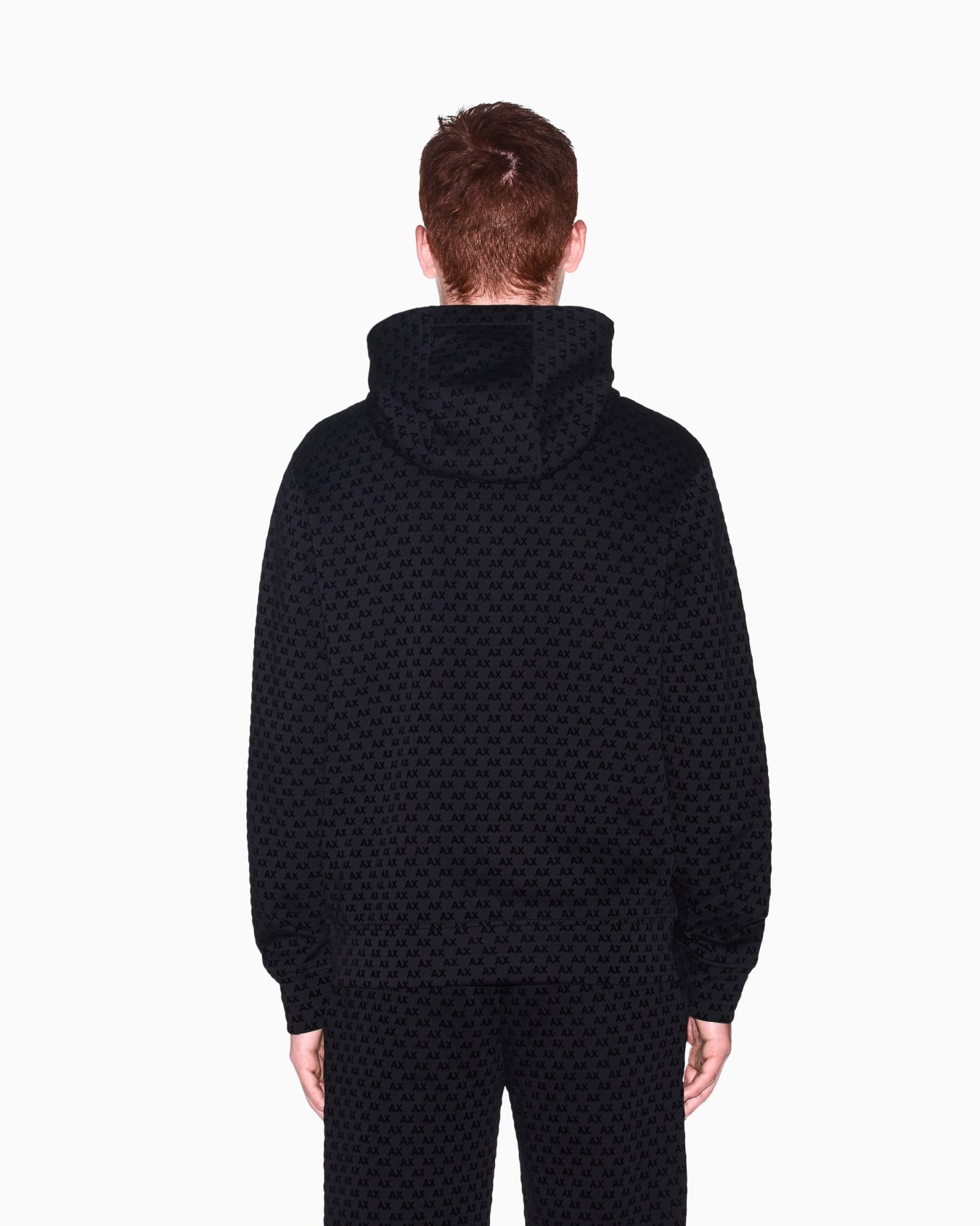 Sweatshirt with regular fit in bonded stretch cotton Slide 5