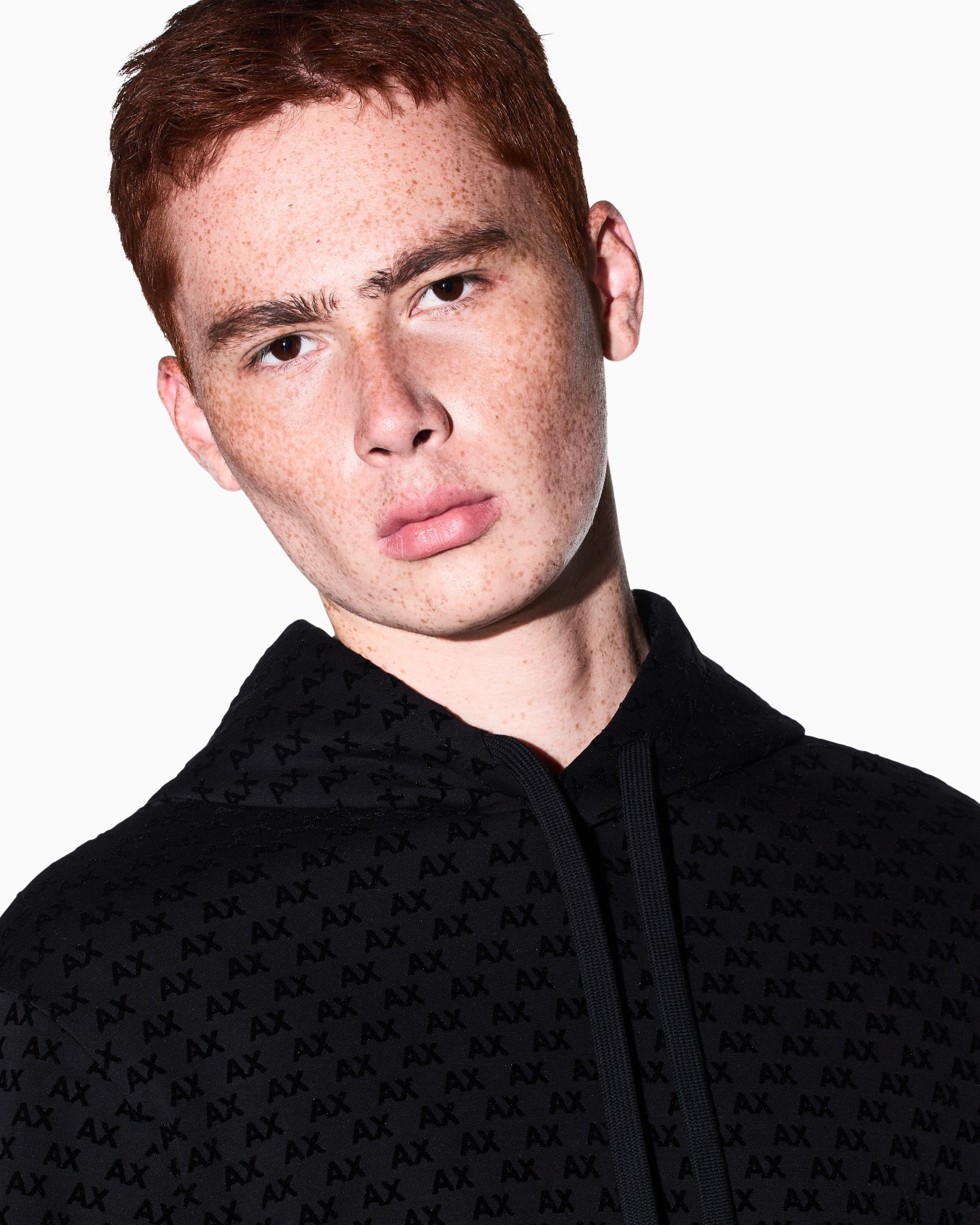 Sweatshirt with regular fit in bonded stretch cotton Slide 6