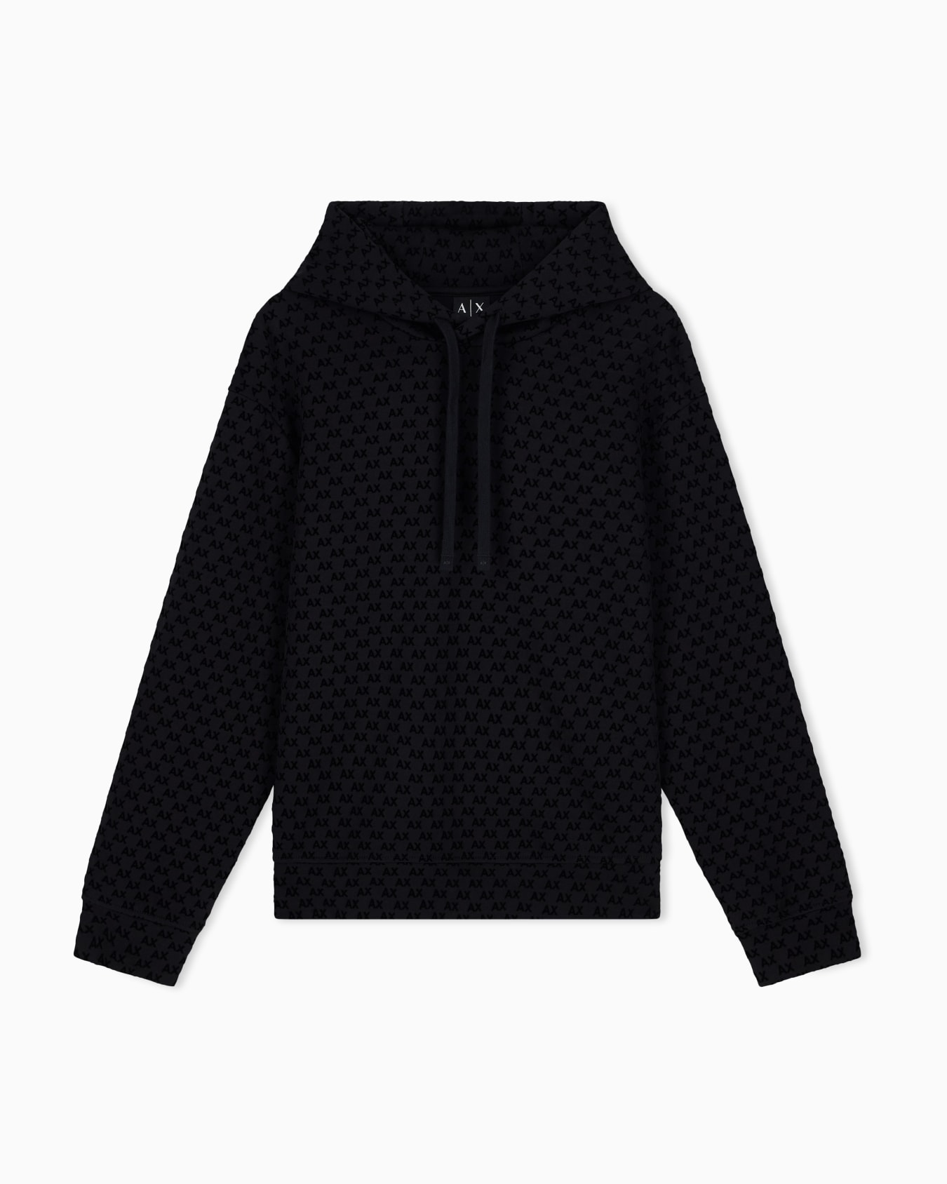 Sweatshirt with regular fit in bonded stretch cotton Slide 0