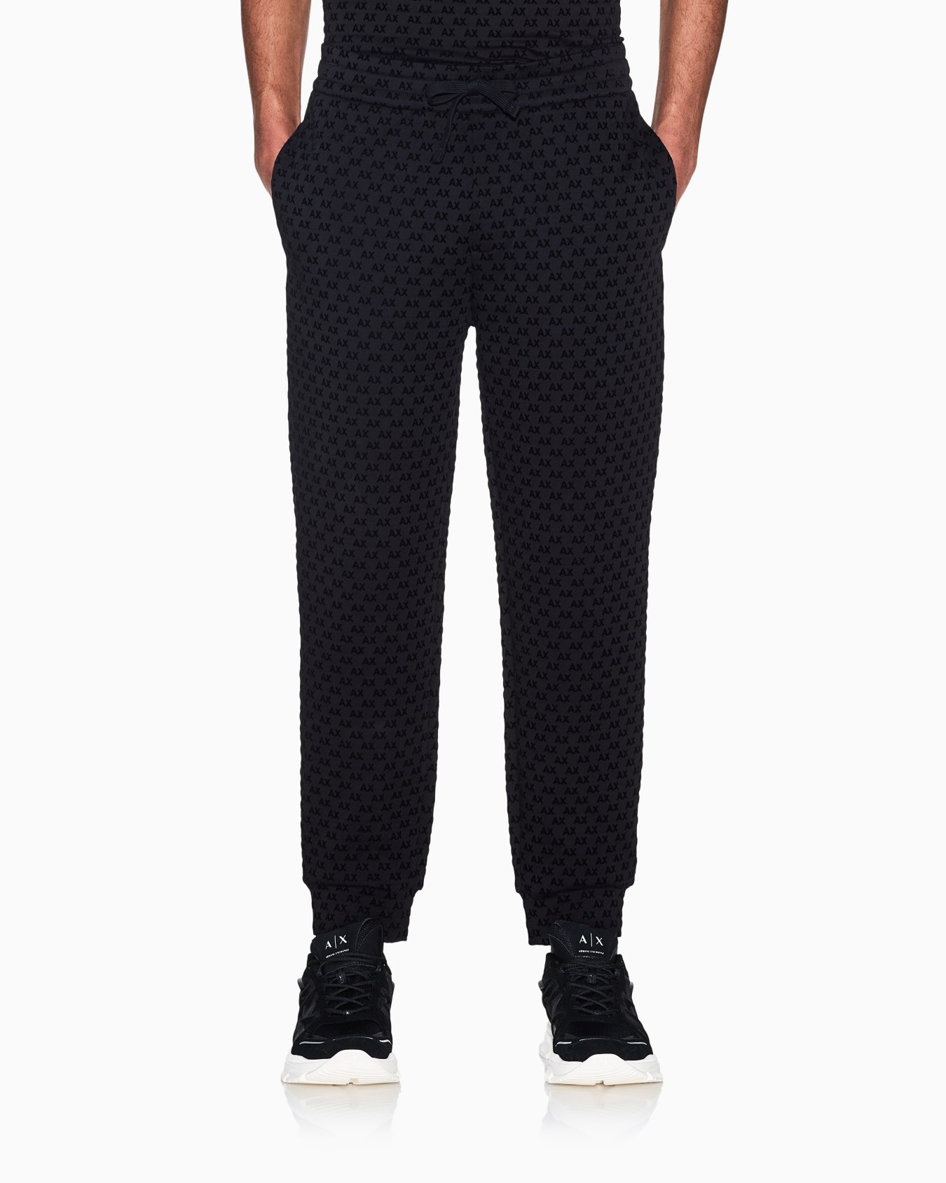 Pantalon de jogging en jersey de coton à motif monogramme Diapositive 3