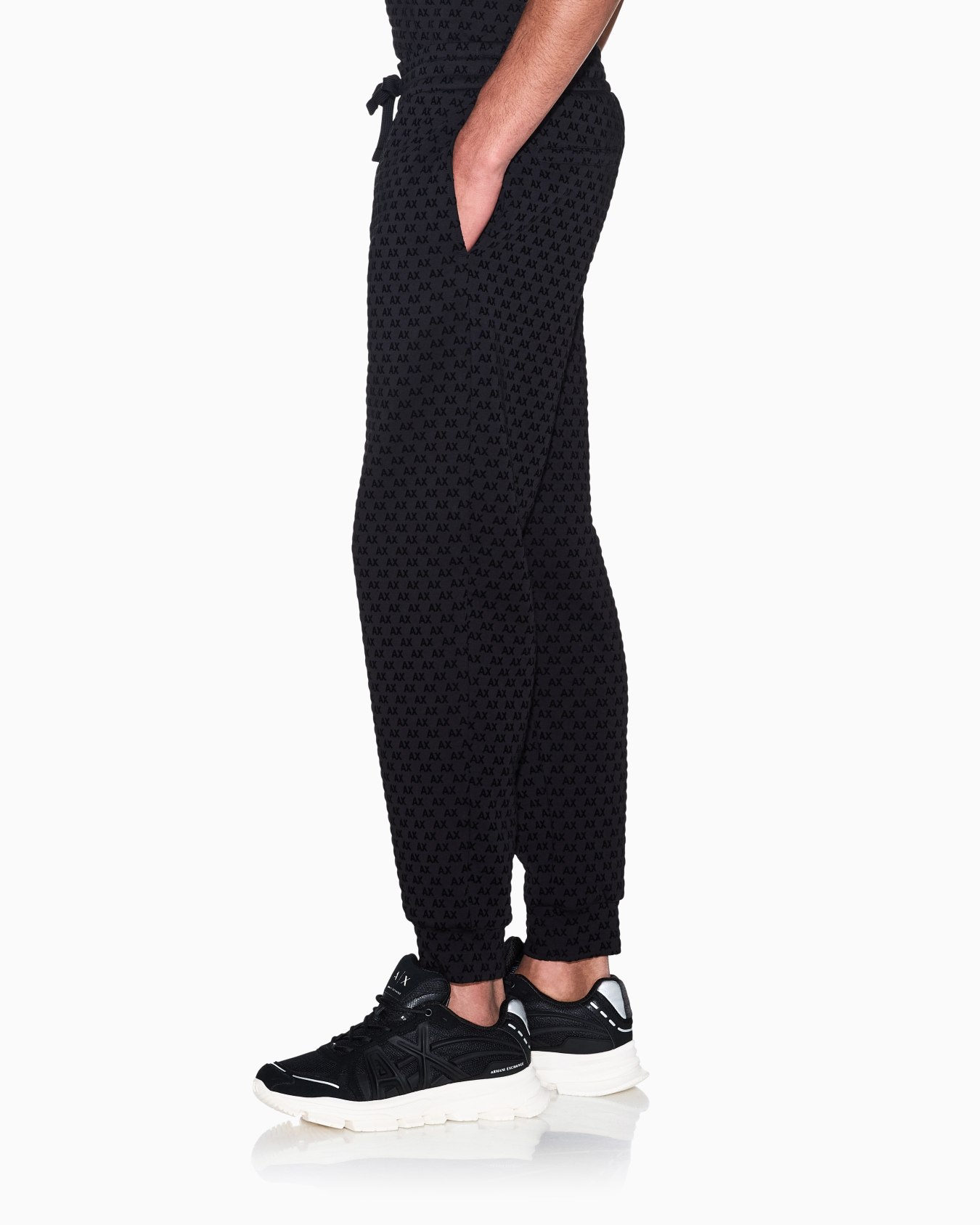 Pantalon de jogging en jersey de coton à motif monogramme Diapositive 7