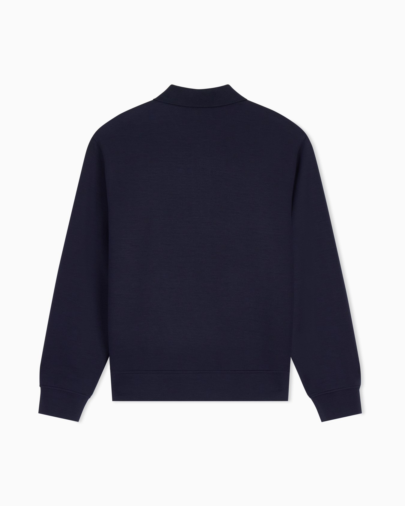 Felpa in modal stretch con zip a quarto Slide 2