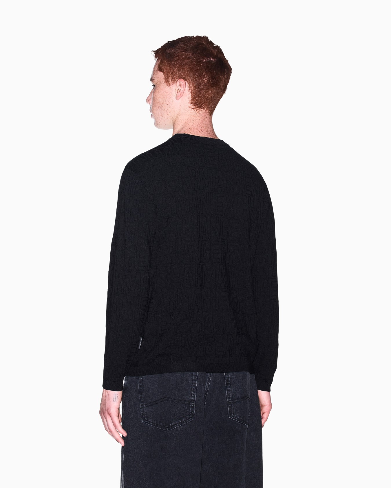 Pullover vestibilità regular in misto viscosa Slide 5