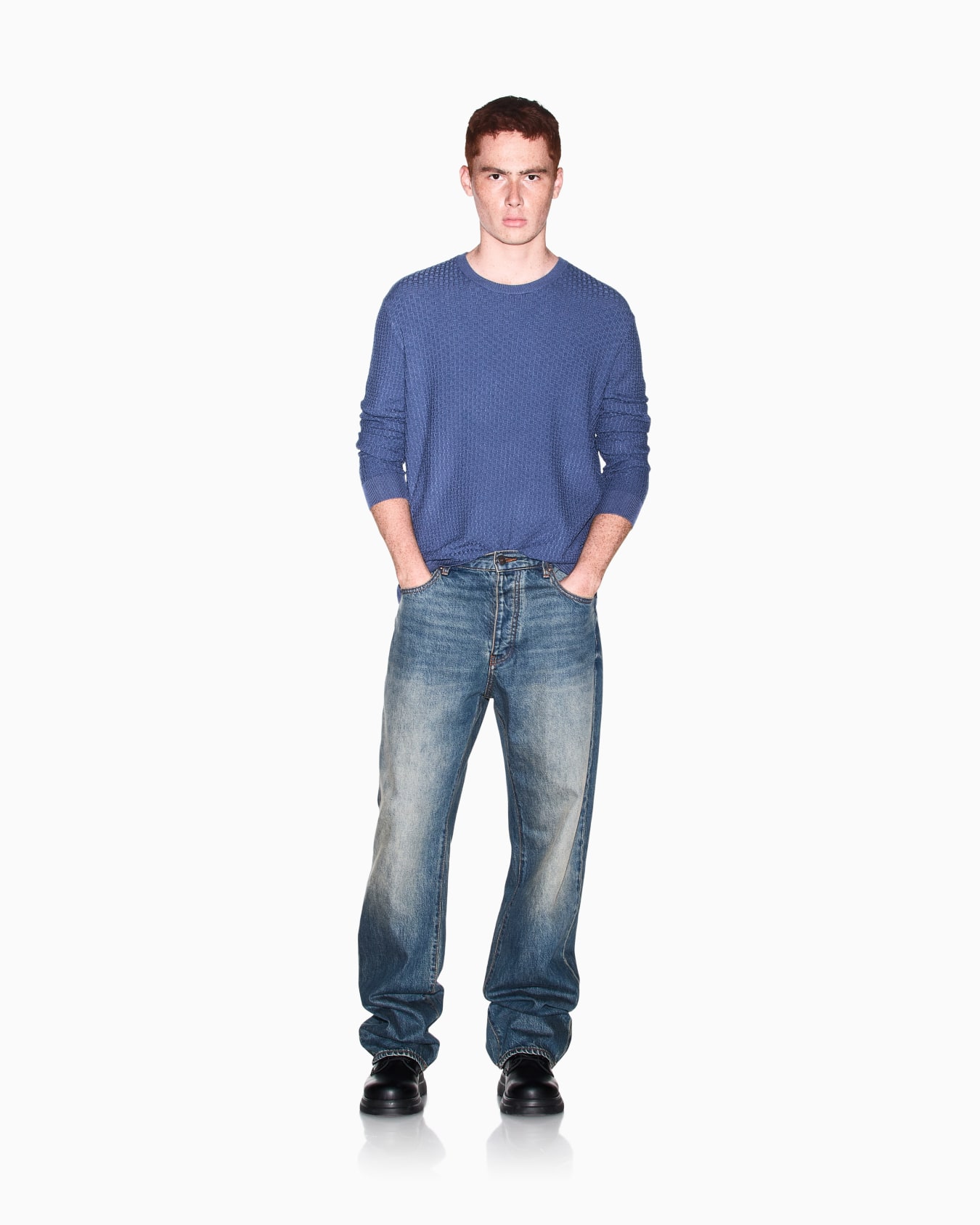 regular fit pullover viscose blend Slide 1