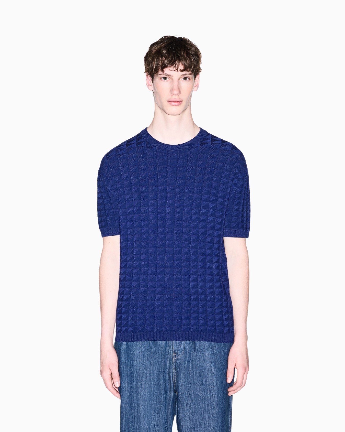 regular fit pullover in viscose blend Slide 3
