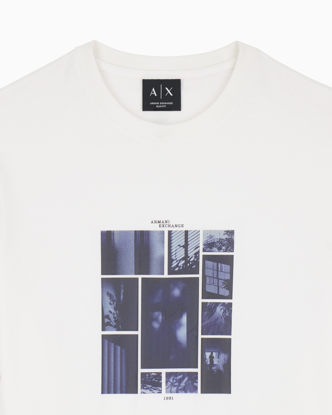 slim fit t-shirt in cotton jersey Slide 4