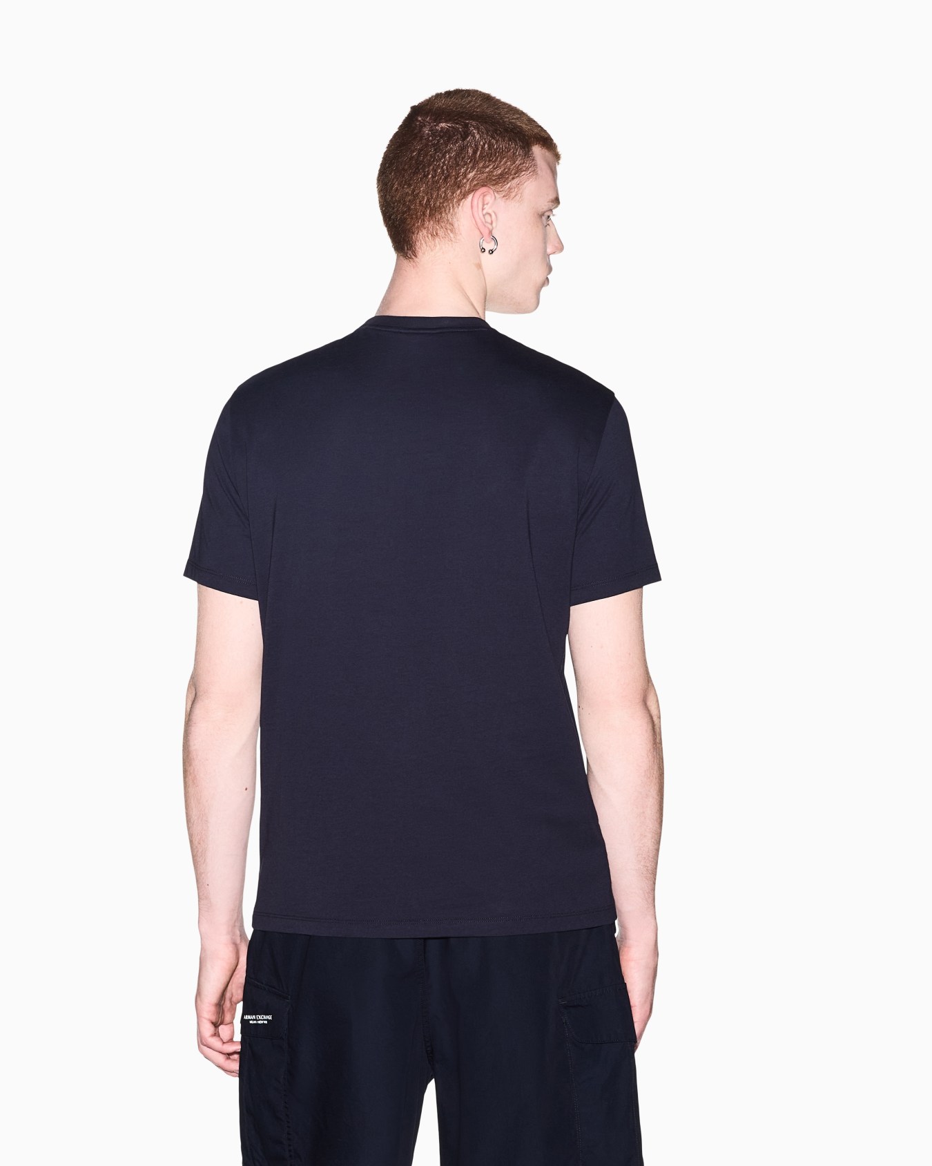 T-shirt slim fit in jersey di cotone con stampa grafica Slide 5