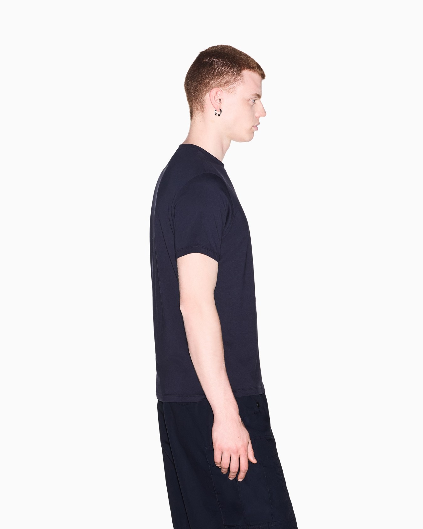 T-shirt slim fit in jersey di cotone con stampa grafica Slide 7