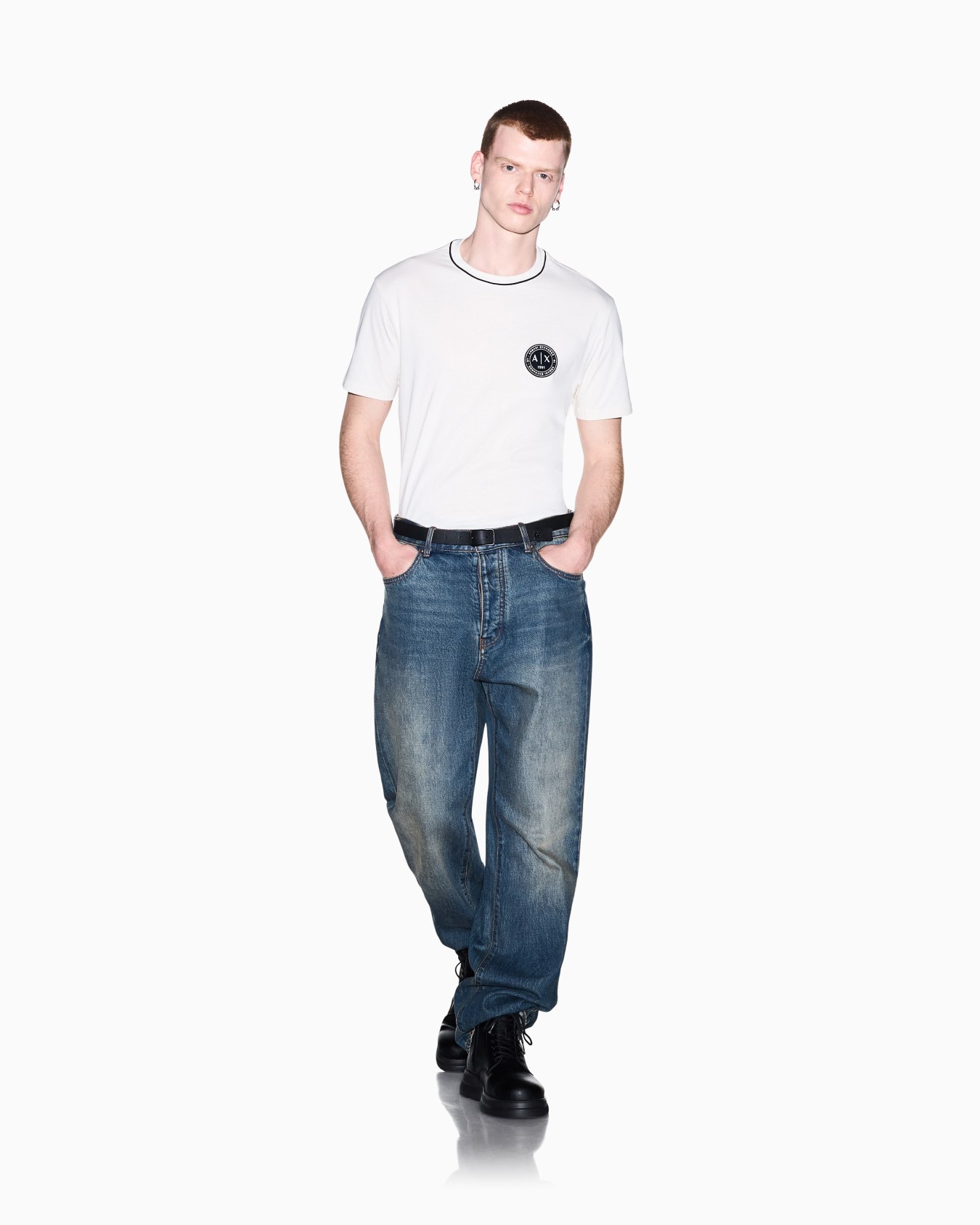 regular t-shirt in cotton jersey Slide 1