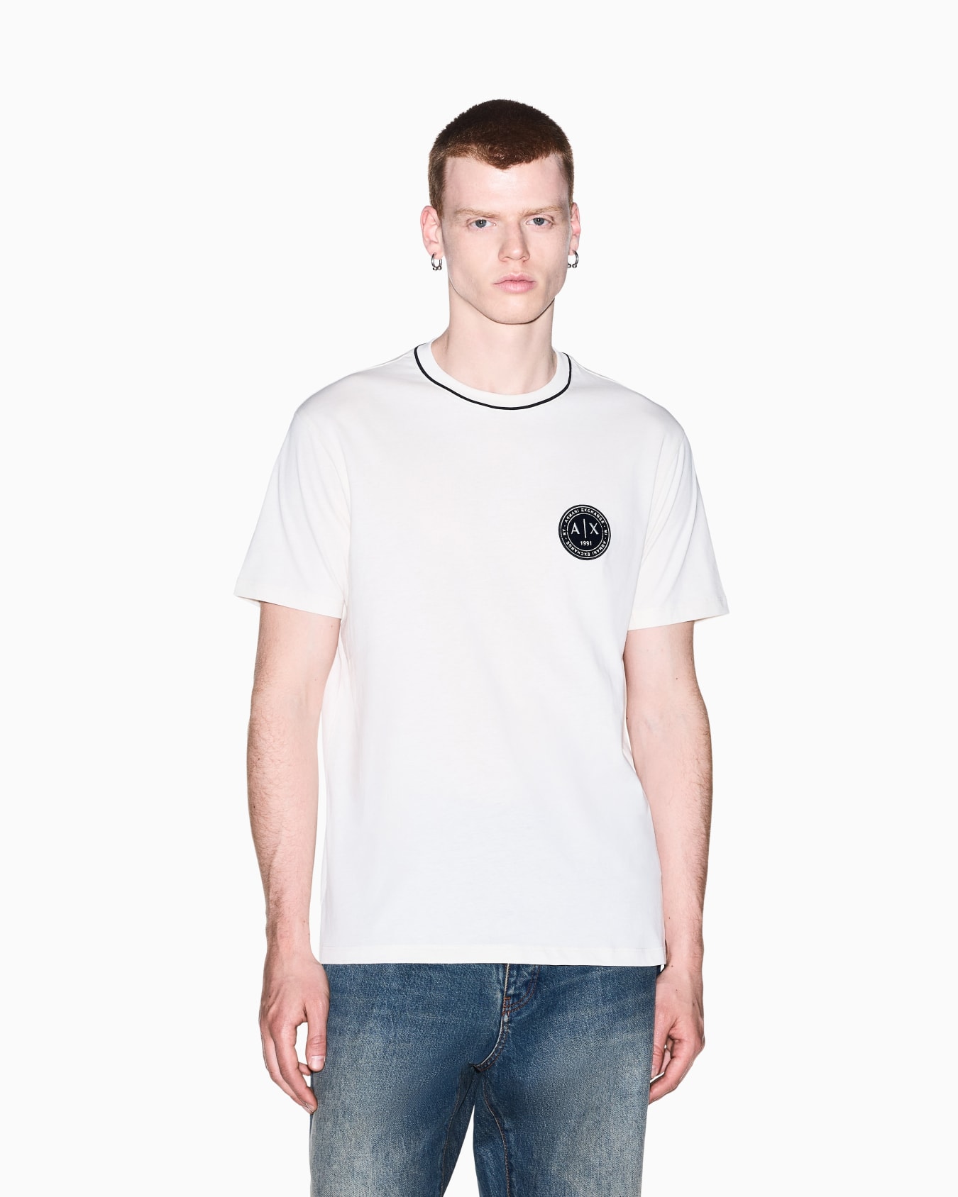 regular t-shirt in cotton jersey Slide 3