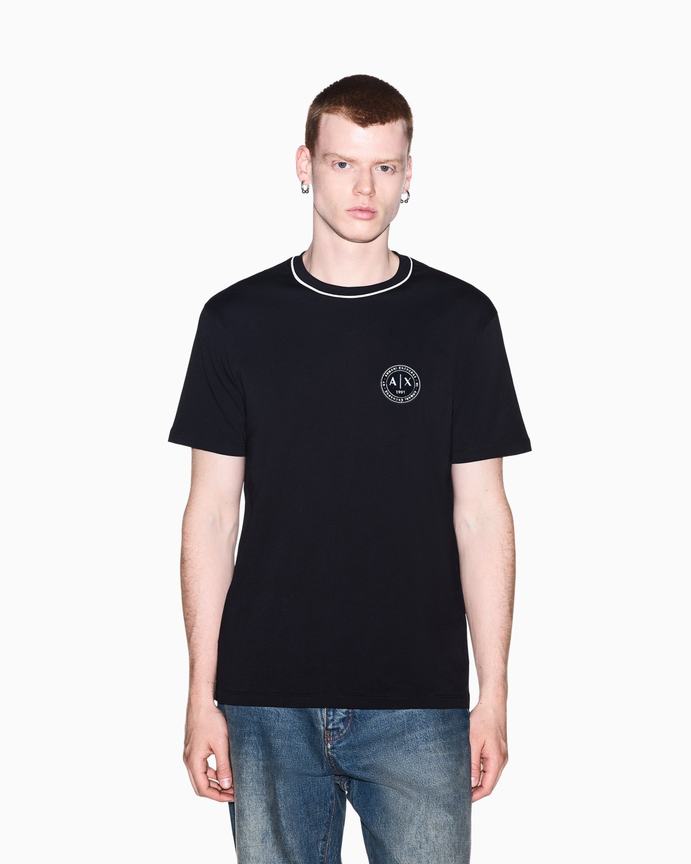 regular t-shirt in cotton jersey Slide 3