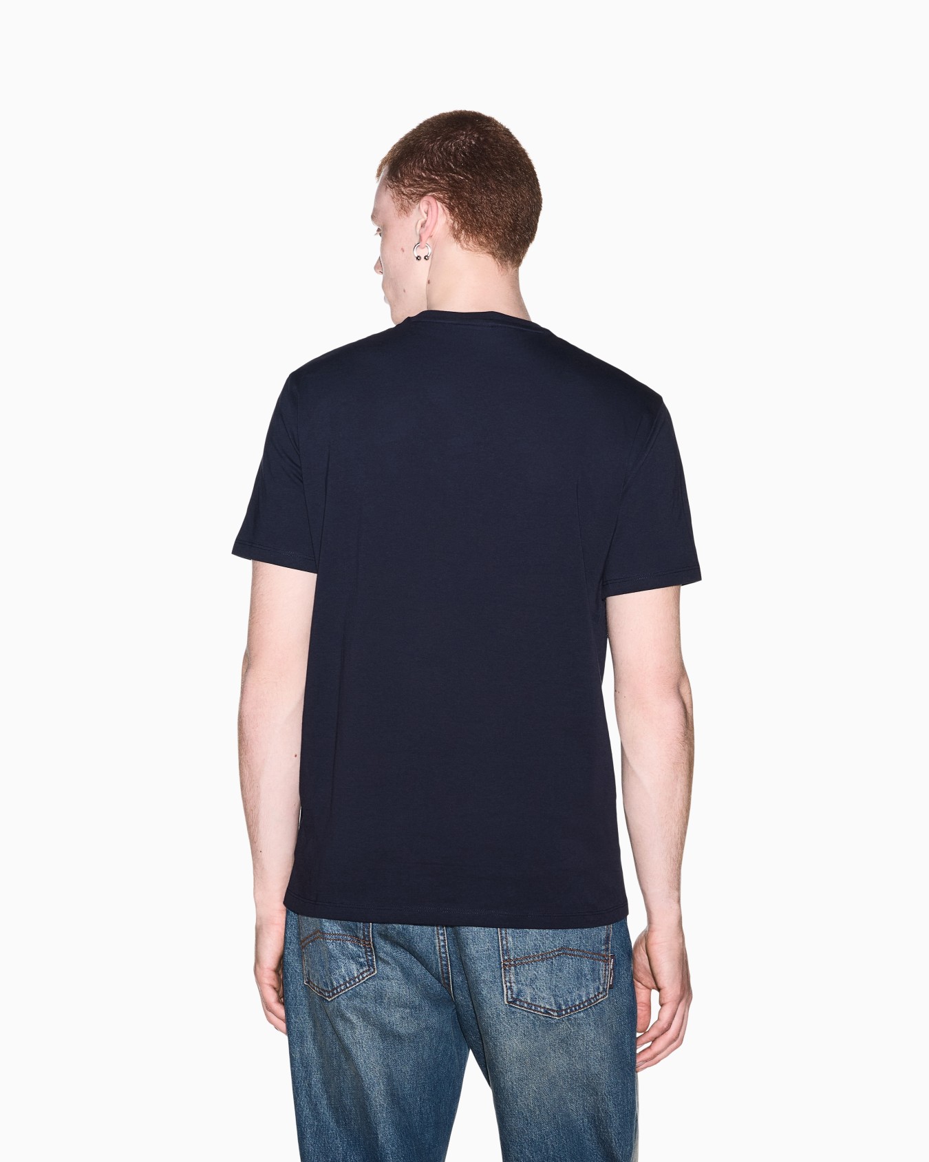 slim fit t-shirt in cotton jersey Slide 5