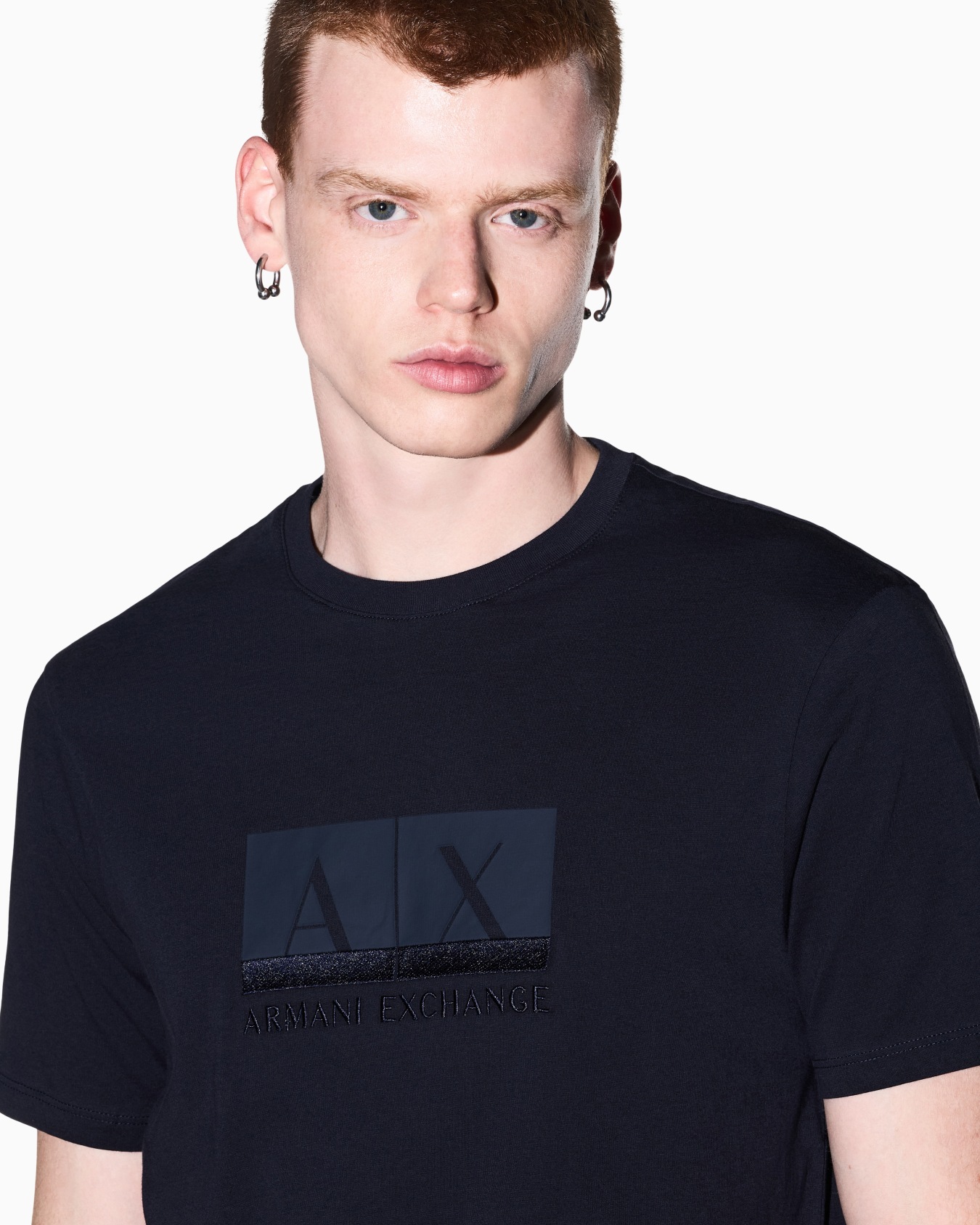 slim fit t-shirt in cotton jersey Slide 6