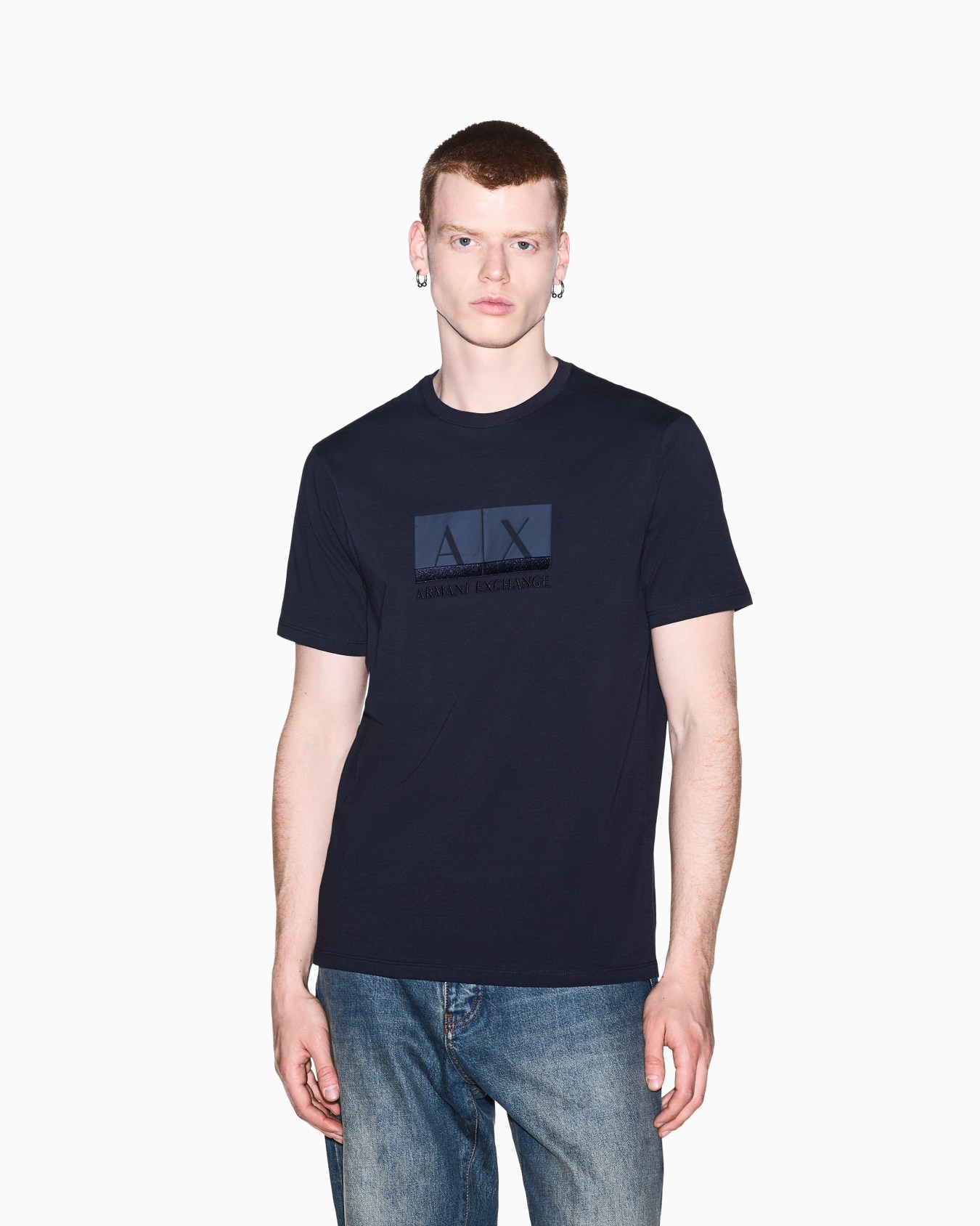 slim fit t-shirt in cotton jersey Slide 3