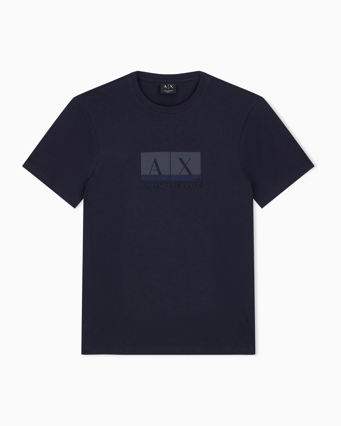 slim fit t-shirt in cotton jersey Slide 0