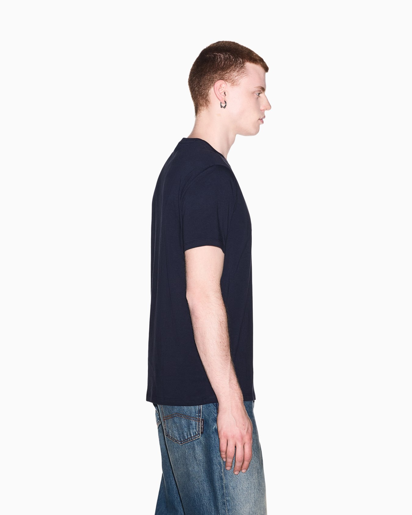 slim fit t-shirt in cotton jersey Slide 7