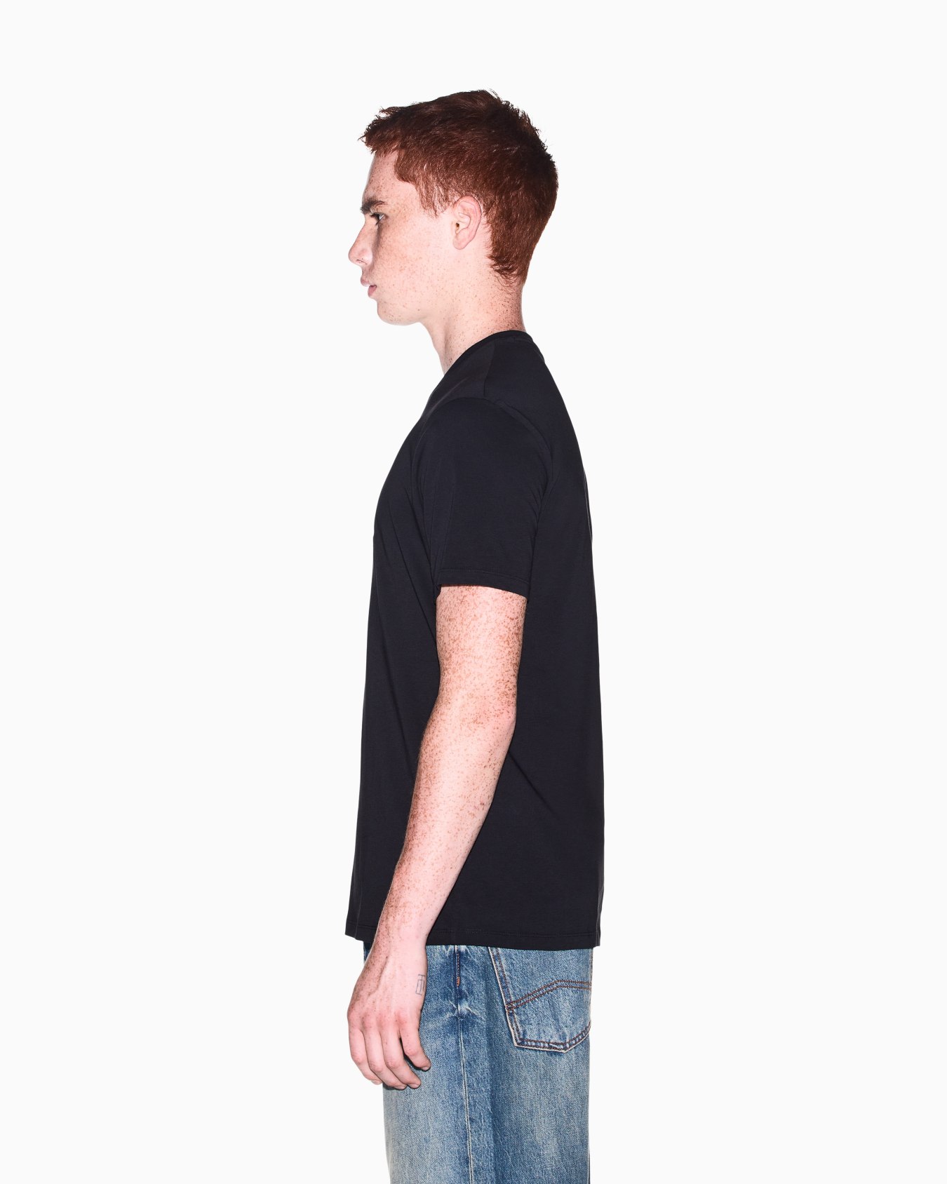 slim fit t-shirt in cotton jersey Slide 7