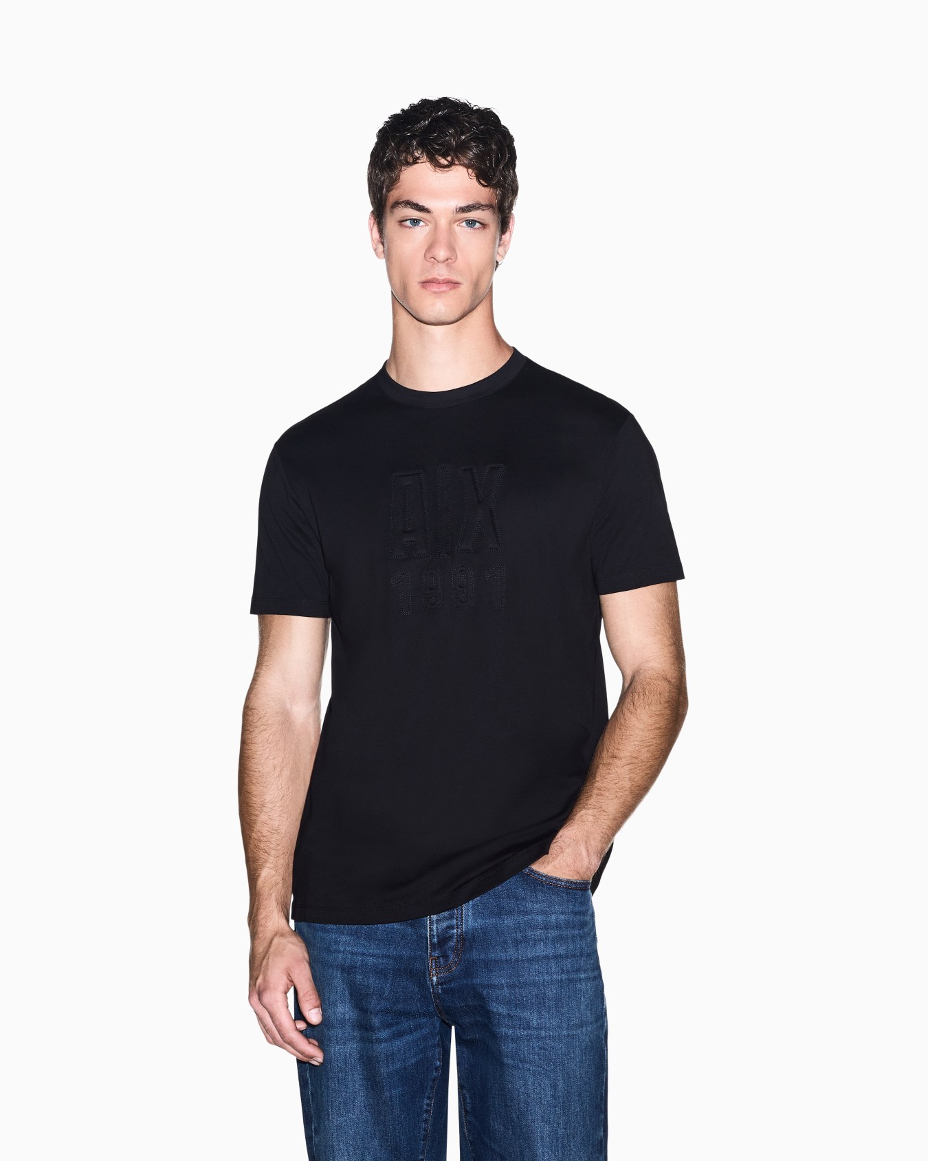 regular t-shirt in cotton jersey Slide 5
