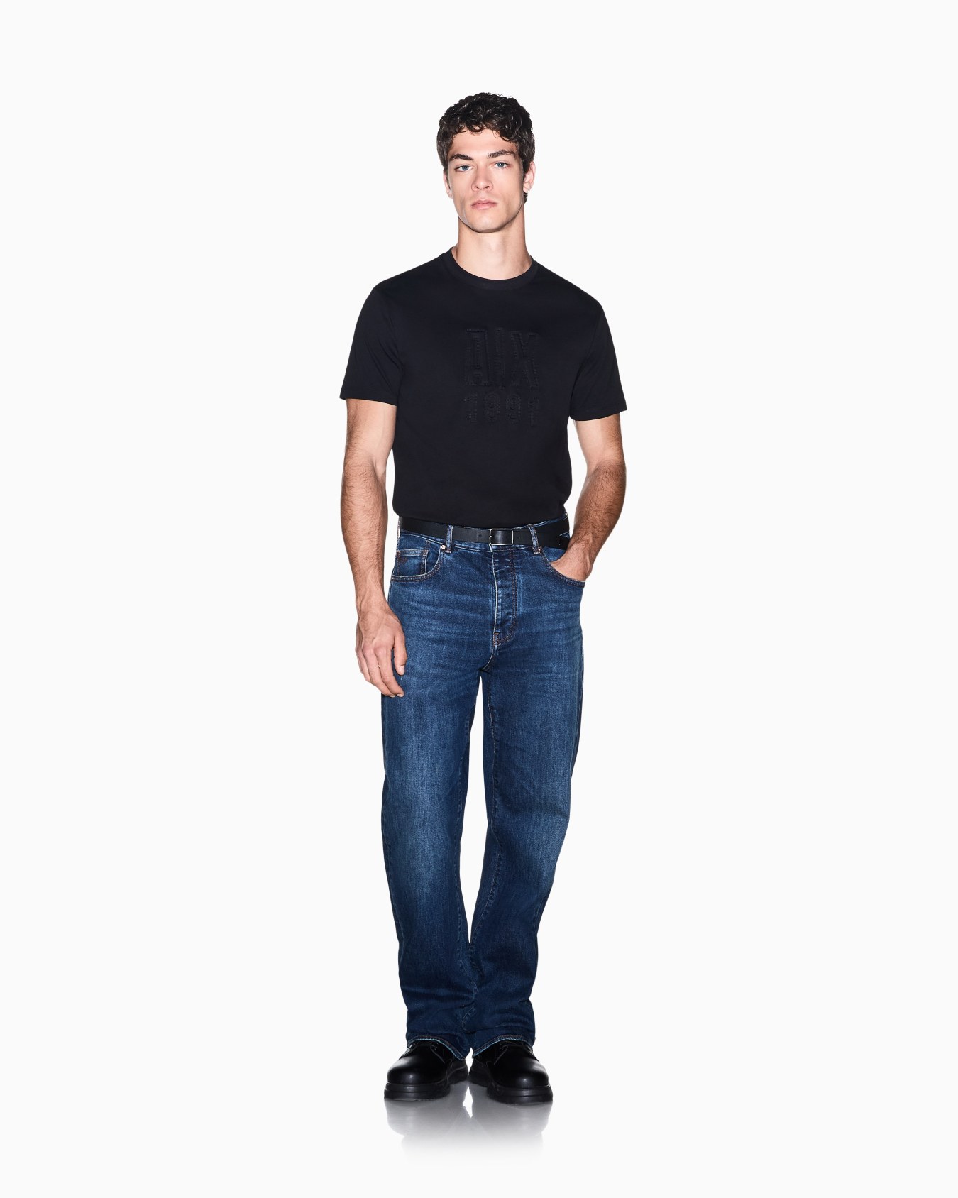regular t-shirt in cotton jersey Slide 1