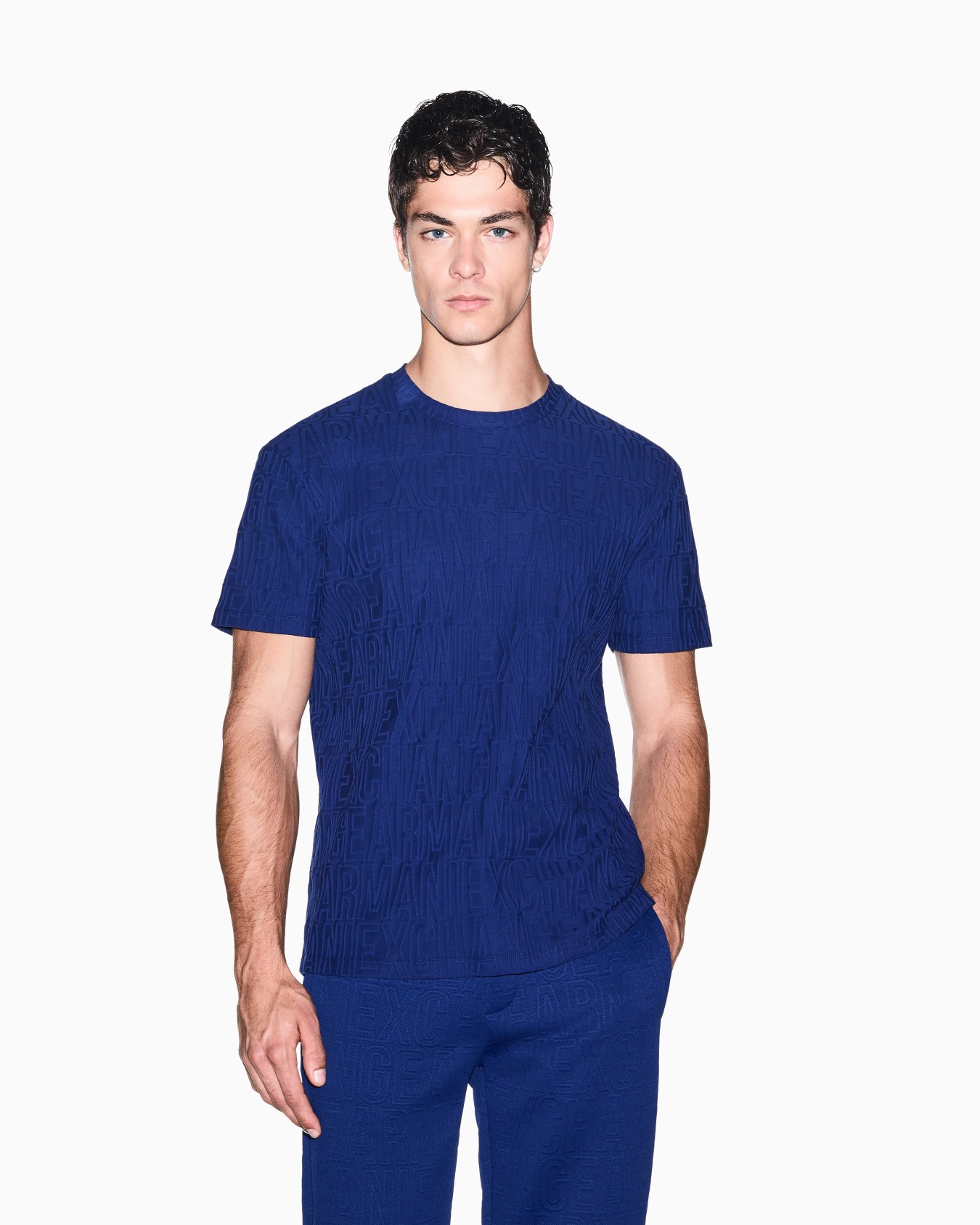 regular t-shirt in mercerized cotton jersey Slide 3