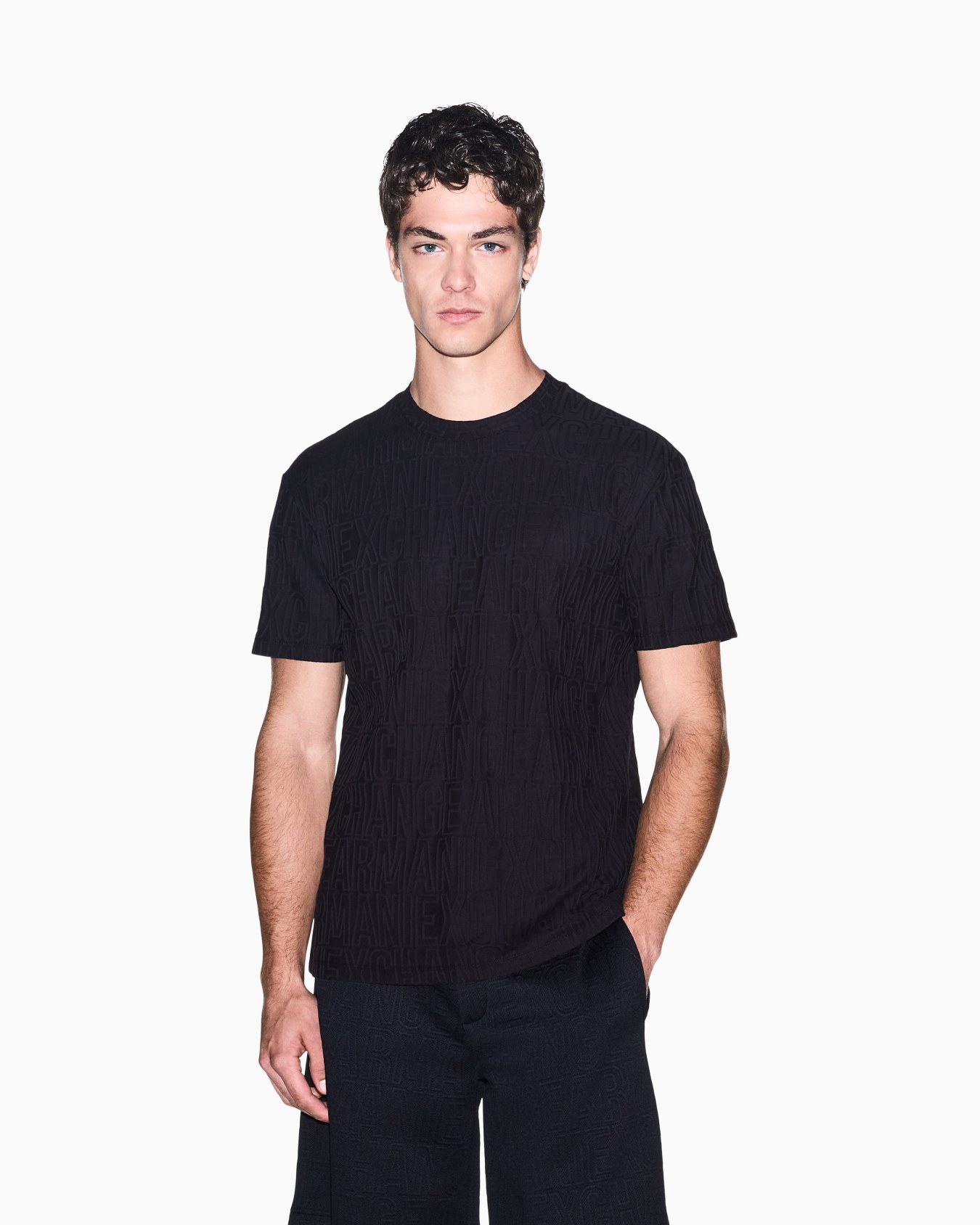 regular t-shirt in mercerized cotton jersey Slide 3