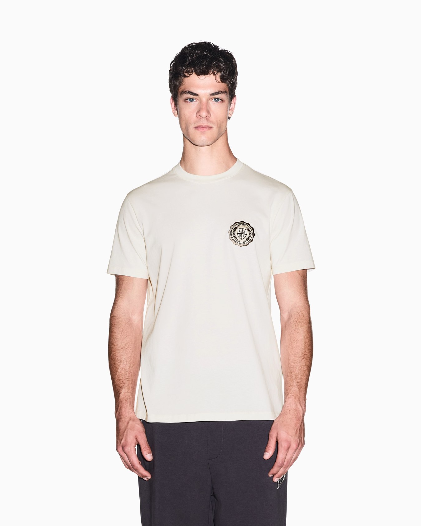regular t-shirt in cotton jersey Slide 3