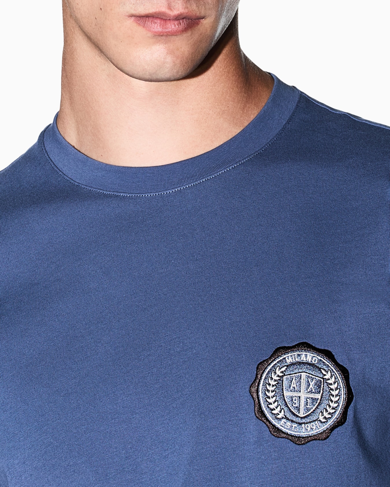 エンブレムロゴ レギュラーフィット 半袖クルーネックTシャツ スライドする 6