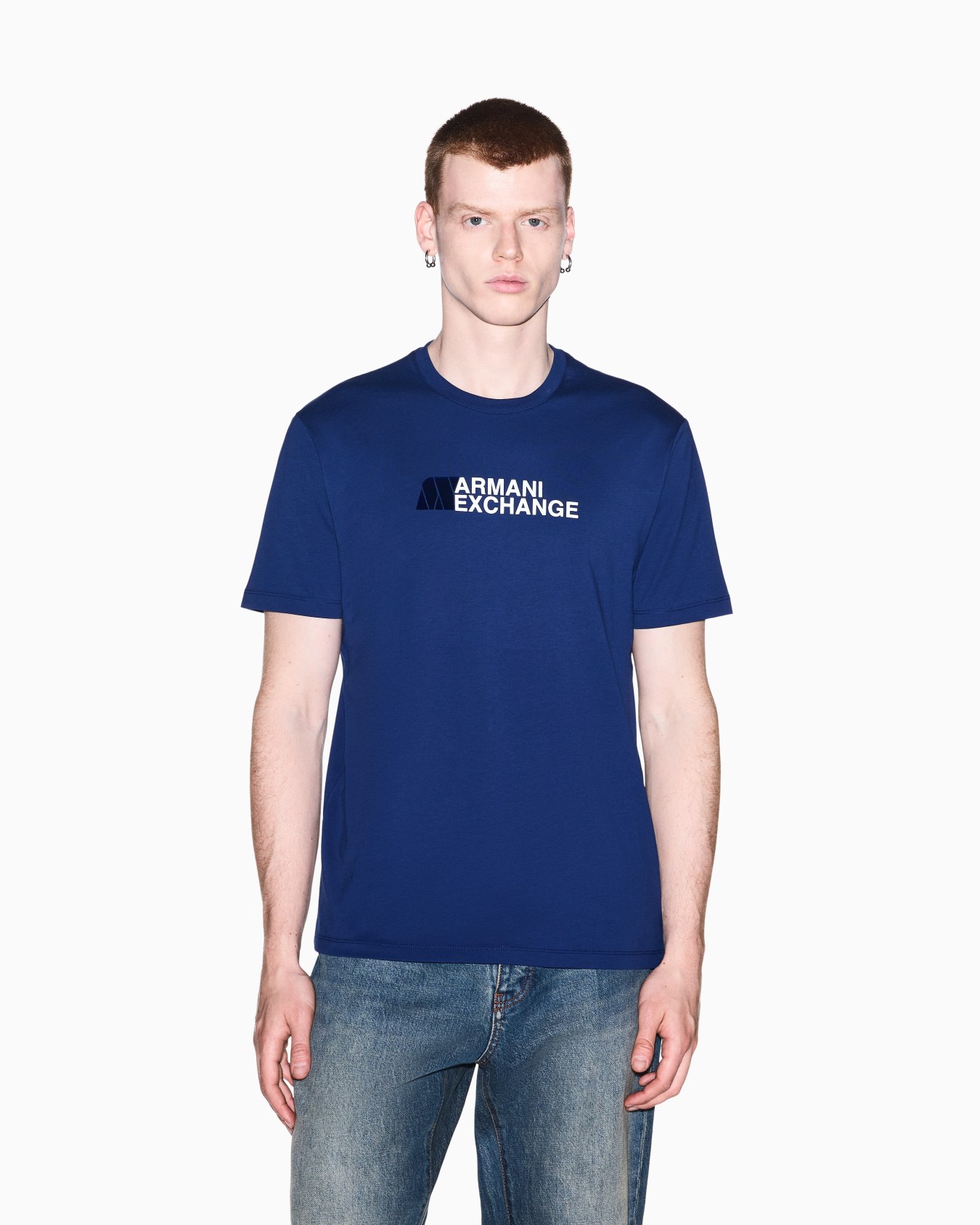 T-shirt slim-fit in cotton jersey Slide 3