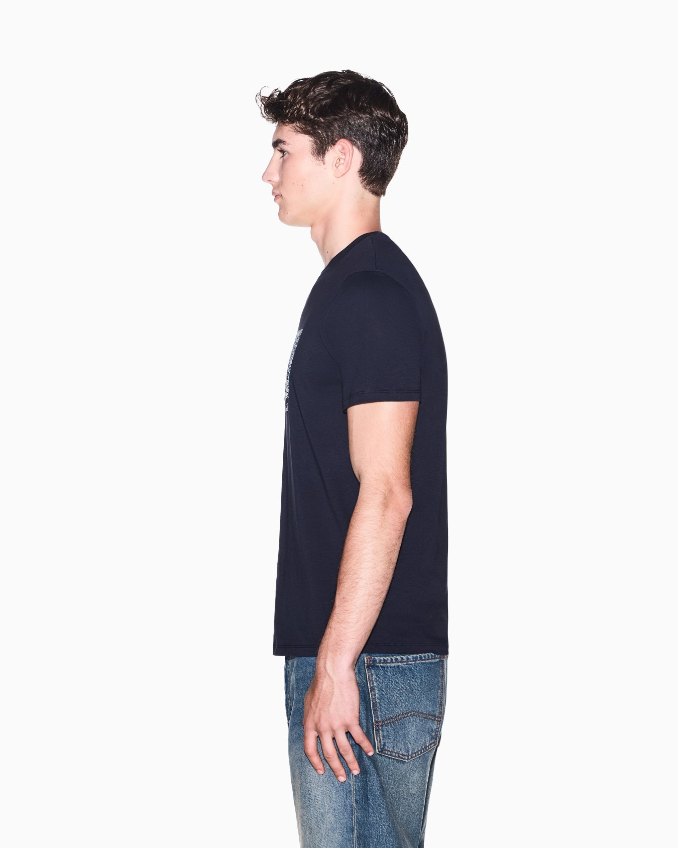 ボックスロゴ スリムフィット 半袖クルーネックTシャツ スライドする 7