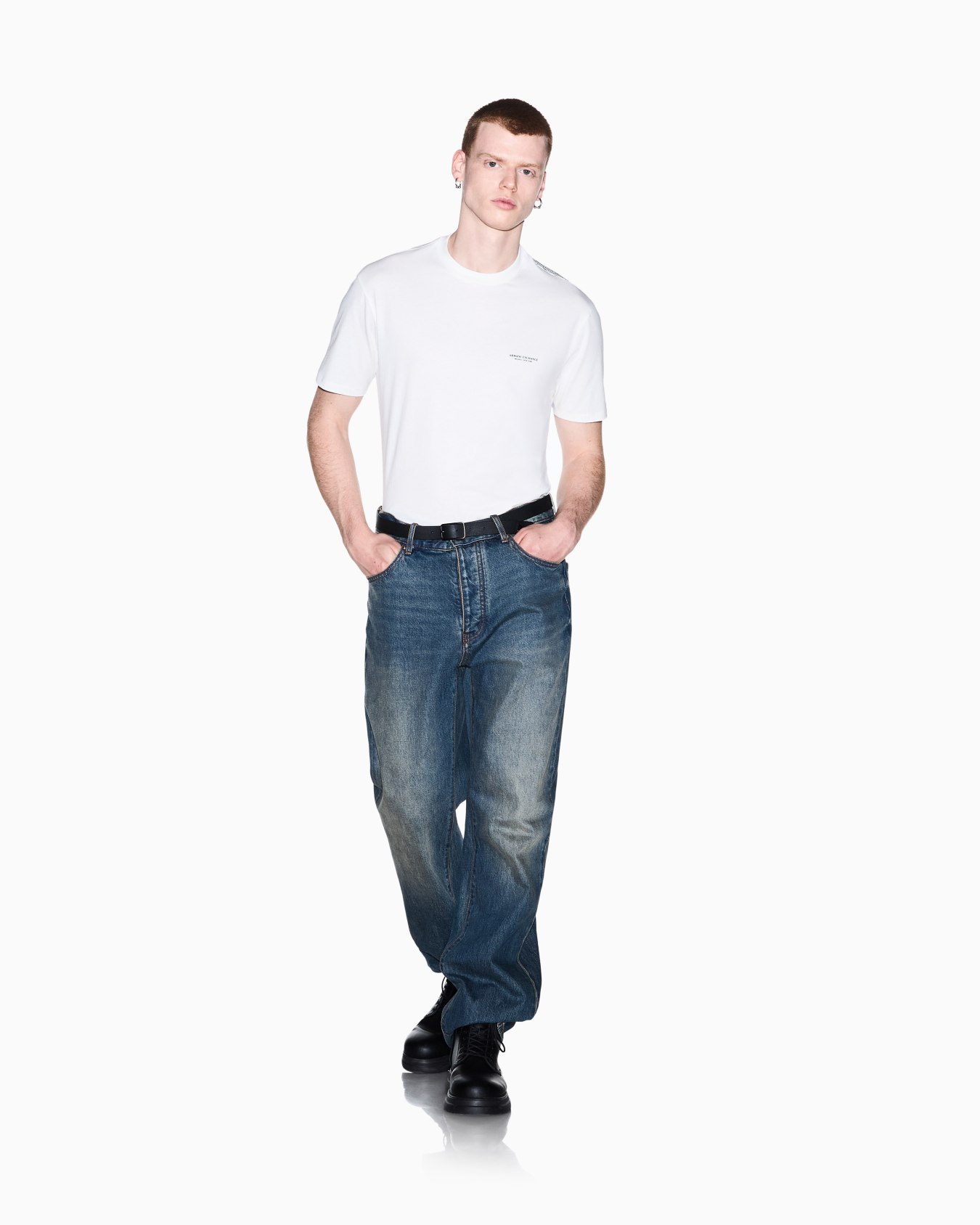 regular t-shirt in cotton jersey Slide 1