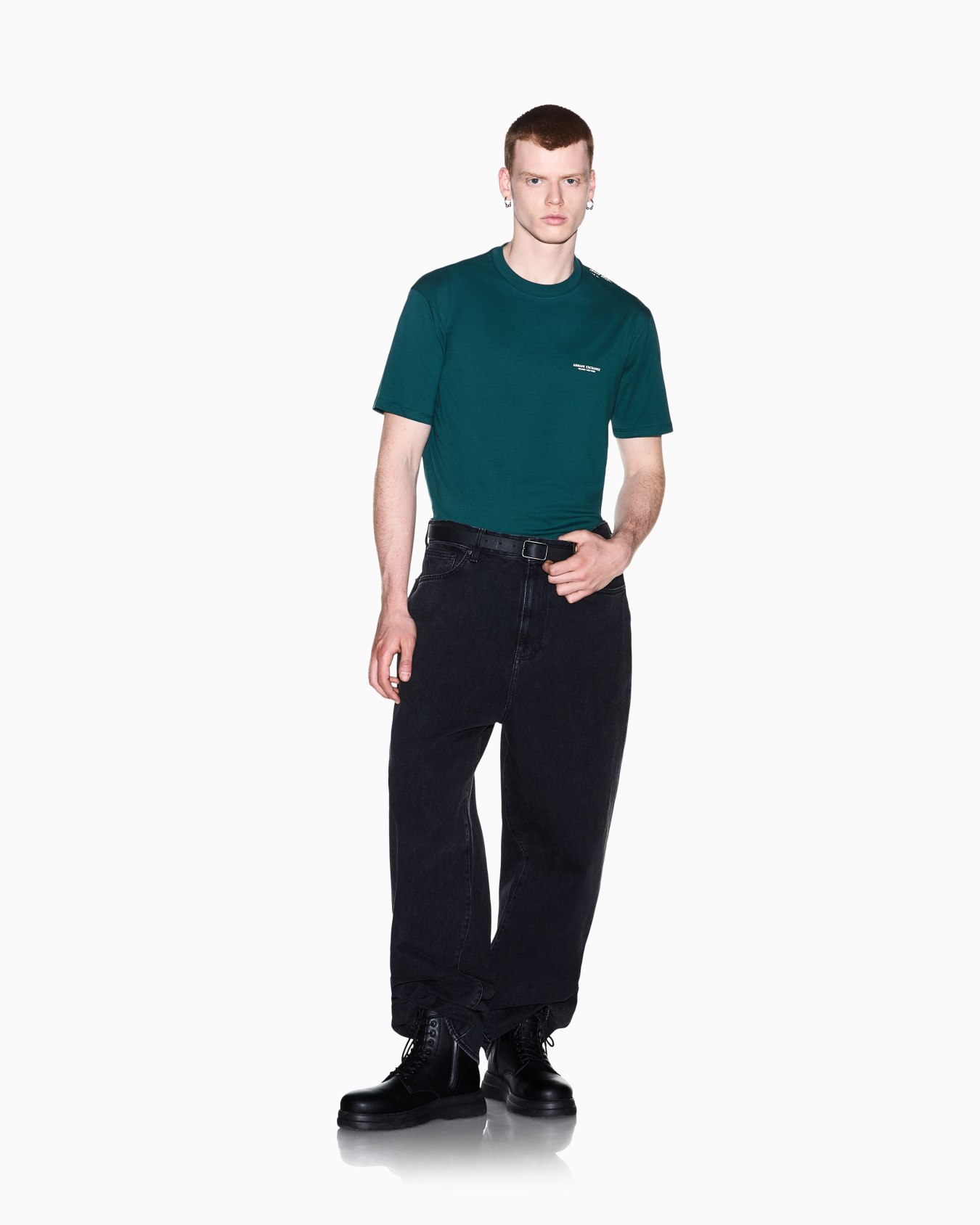 regular t-shirt in cotton jersey Slide 1